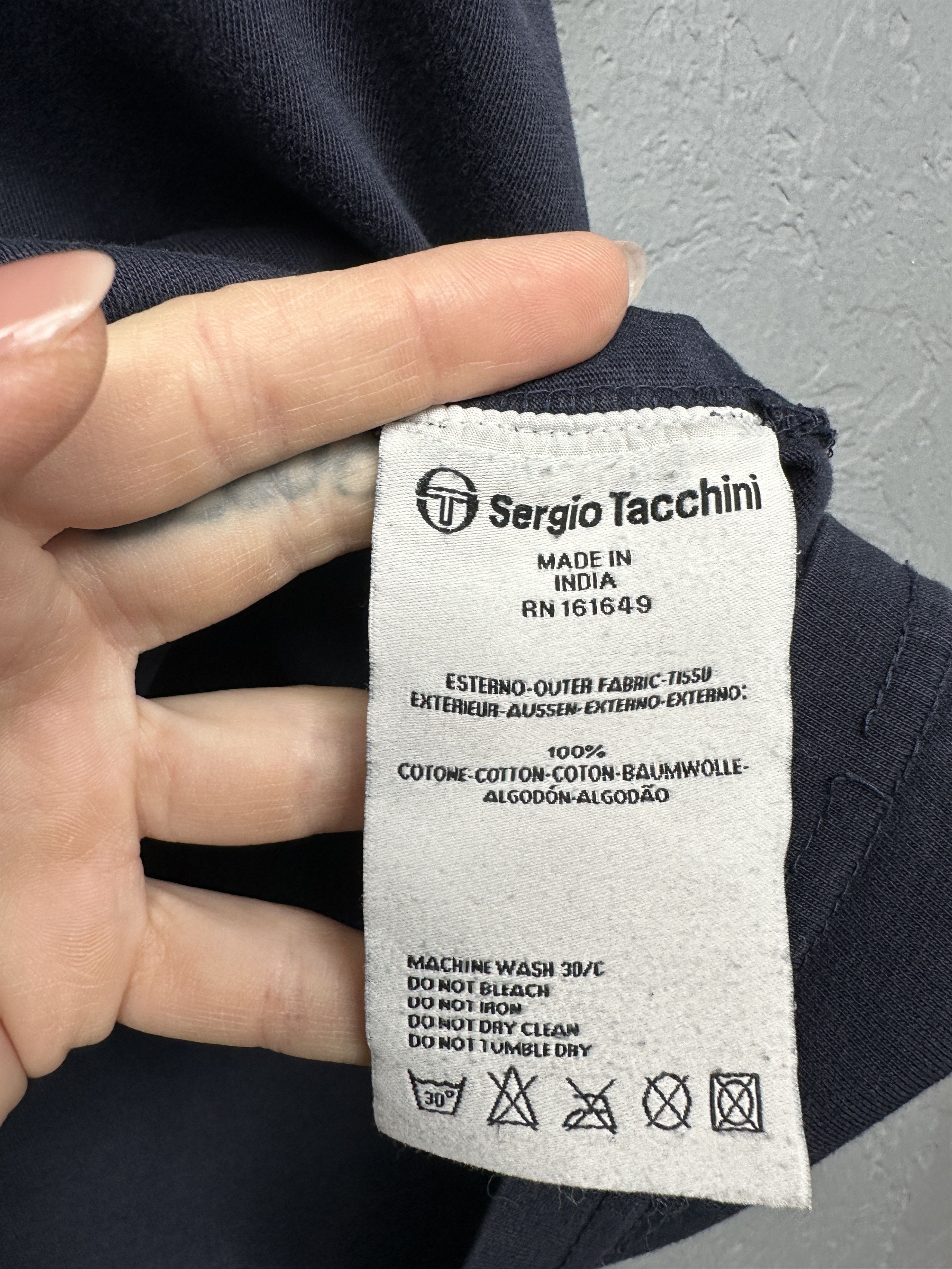Sergio Tacchini Sergio Tacchini Mens Crew Neck T-Shirt Size US XL / EU 56 / 4 - 5 Thumbnail