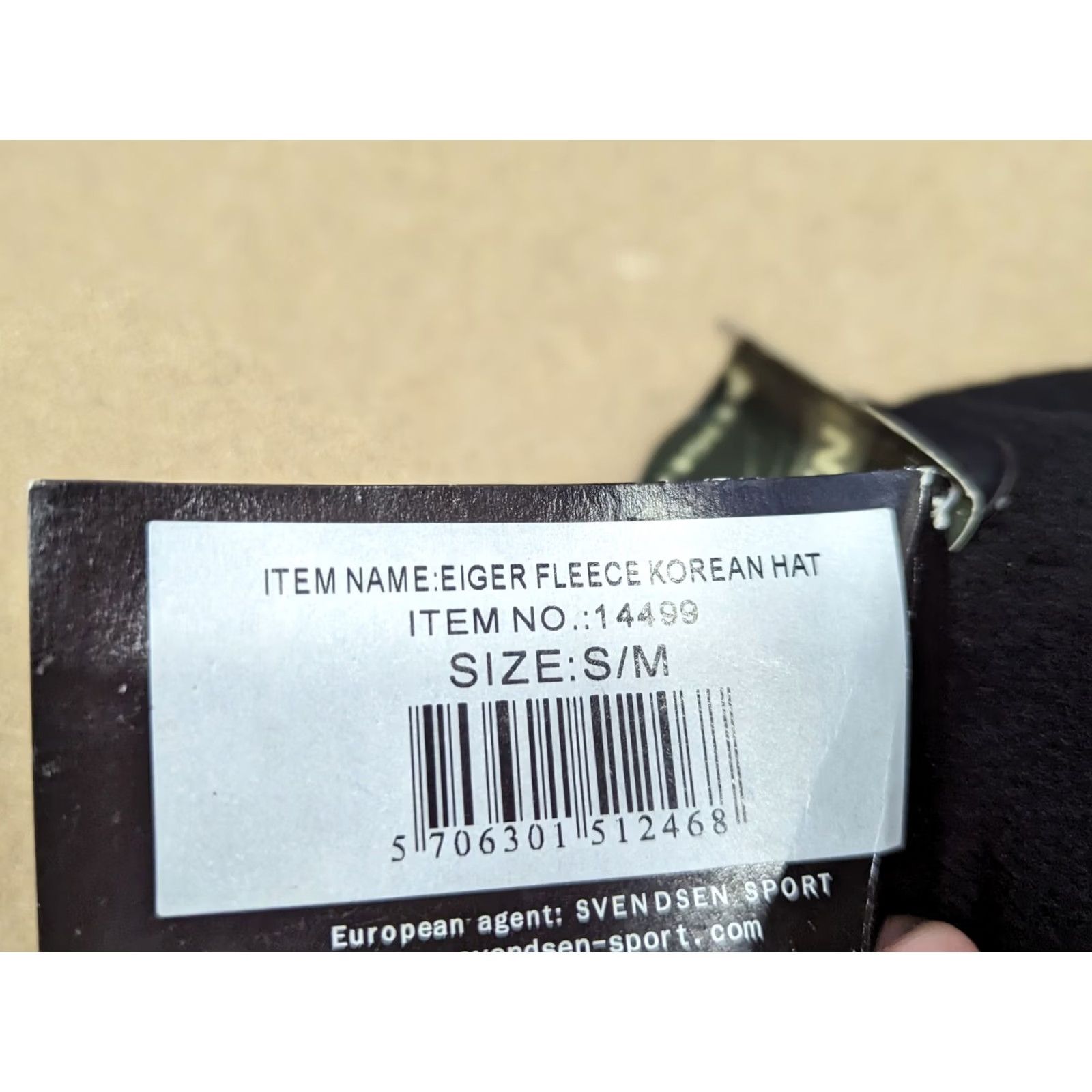 Vintage VINTAGE EIGER Black Trapper Hat M Ear Flap Thermal Fleece Winter Outdoor Mens Size US M / EU 48-50 / 2 - 5 Thumbnail