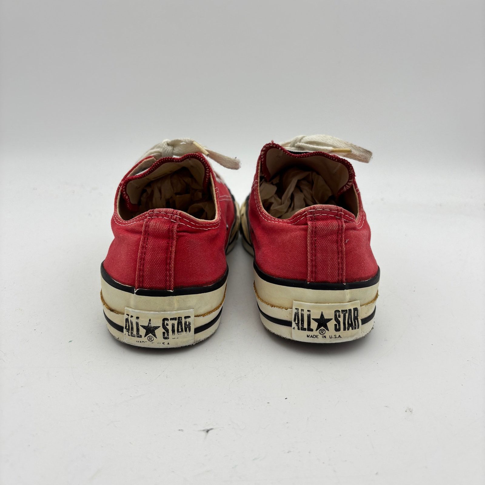 Converse Vintage 90s Converse Chuck Taylor Low Sneakers Men's 8 Red Size US 8 / EU 41 - 4 Thumbnail