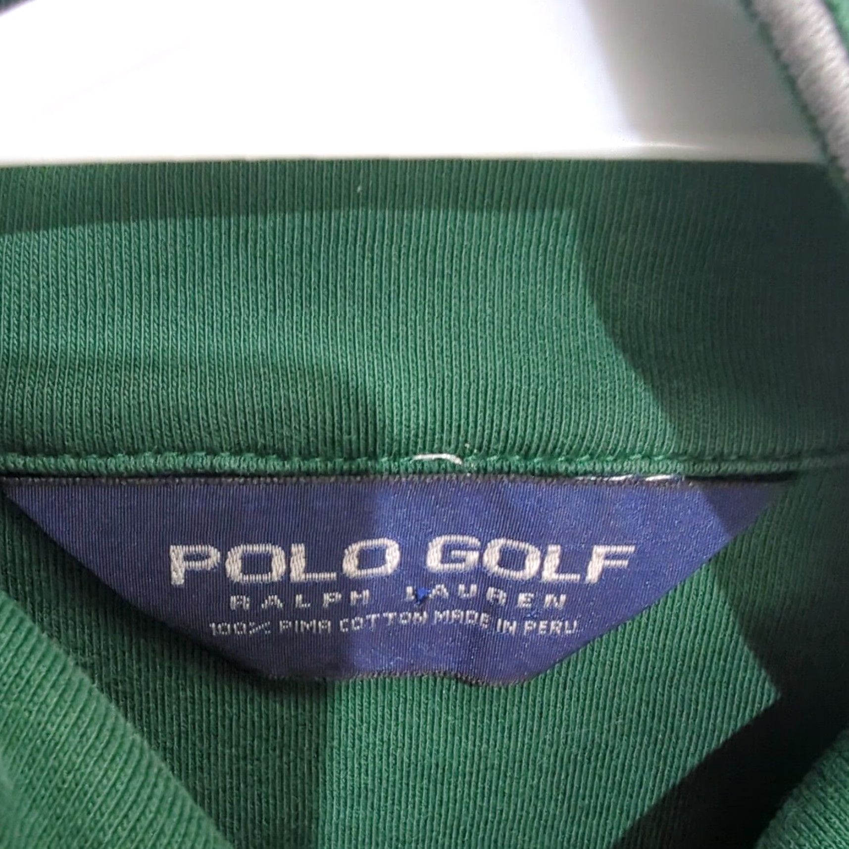 Ralph Lauren Polo Golf Ralph Lauren Mens Sweater Green Size Medium 1/4 Zip Pullover Knit Light Weight 100% Cotton Logo Classic Golf Mens Size US M / EU 48-50 / 2 - 2 Thumbnail