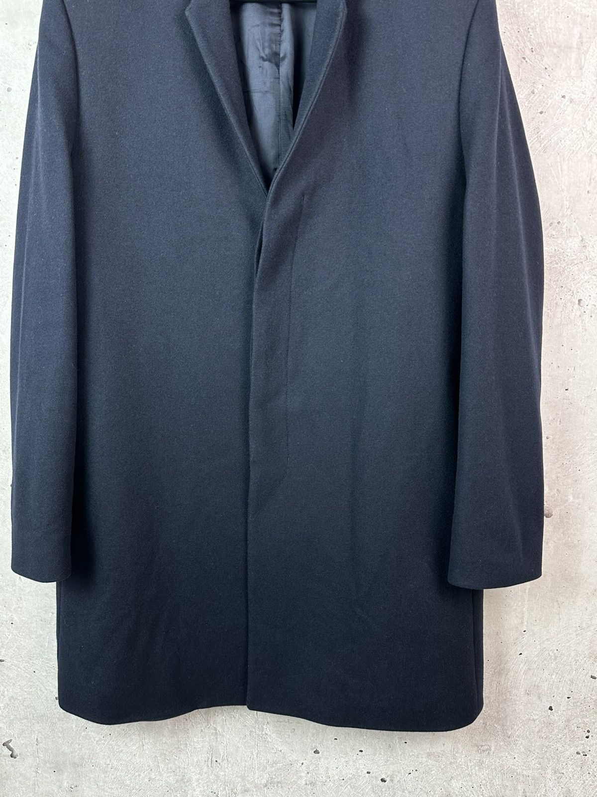 Cos COS Wool Navy Blue Three-Buttons Long Sleeve Men’s Coat Size US L / EU 52-54 / 3 - 4 Thumbnail