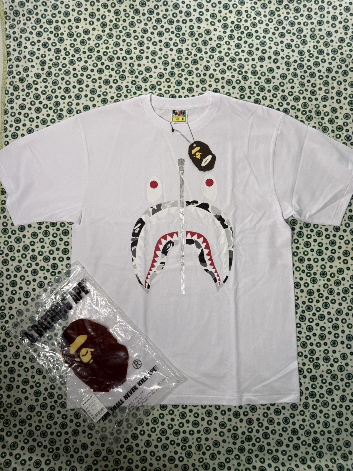 Bape Bape shark shirt Size US XL / EU 56 / 4 - 1 Thumbnail