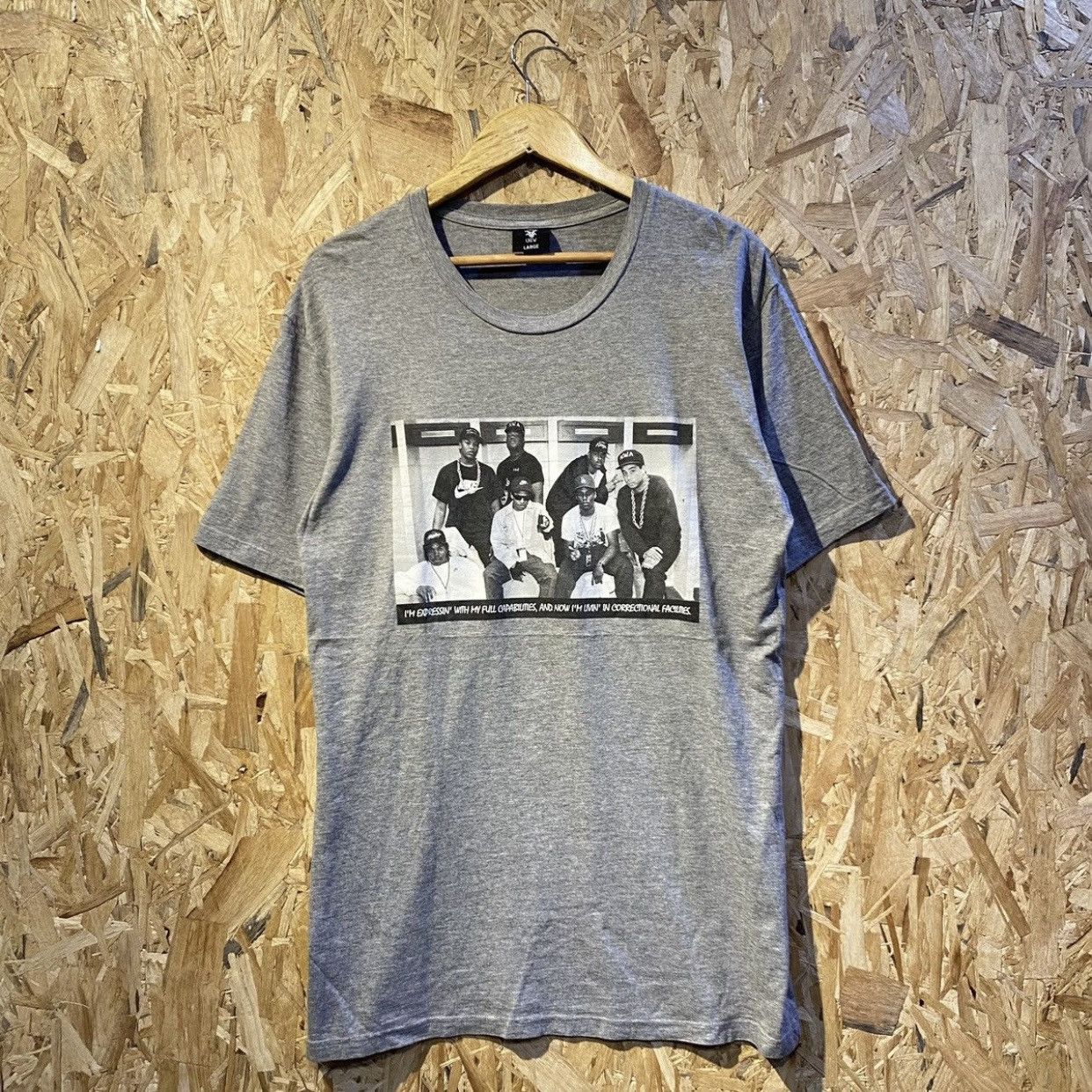 Goat Crew NWA Poster Photo Design T Shirt