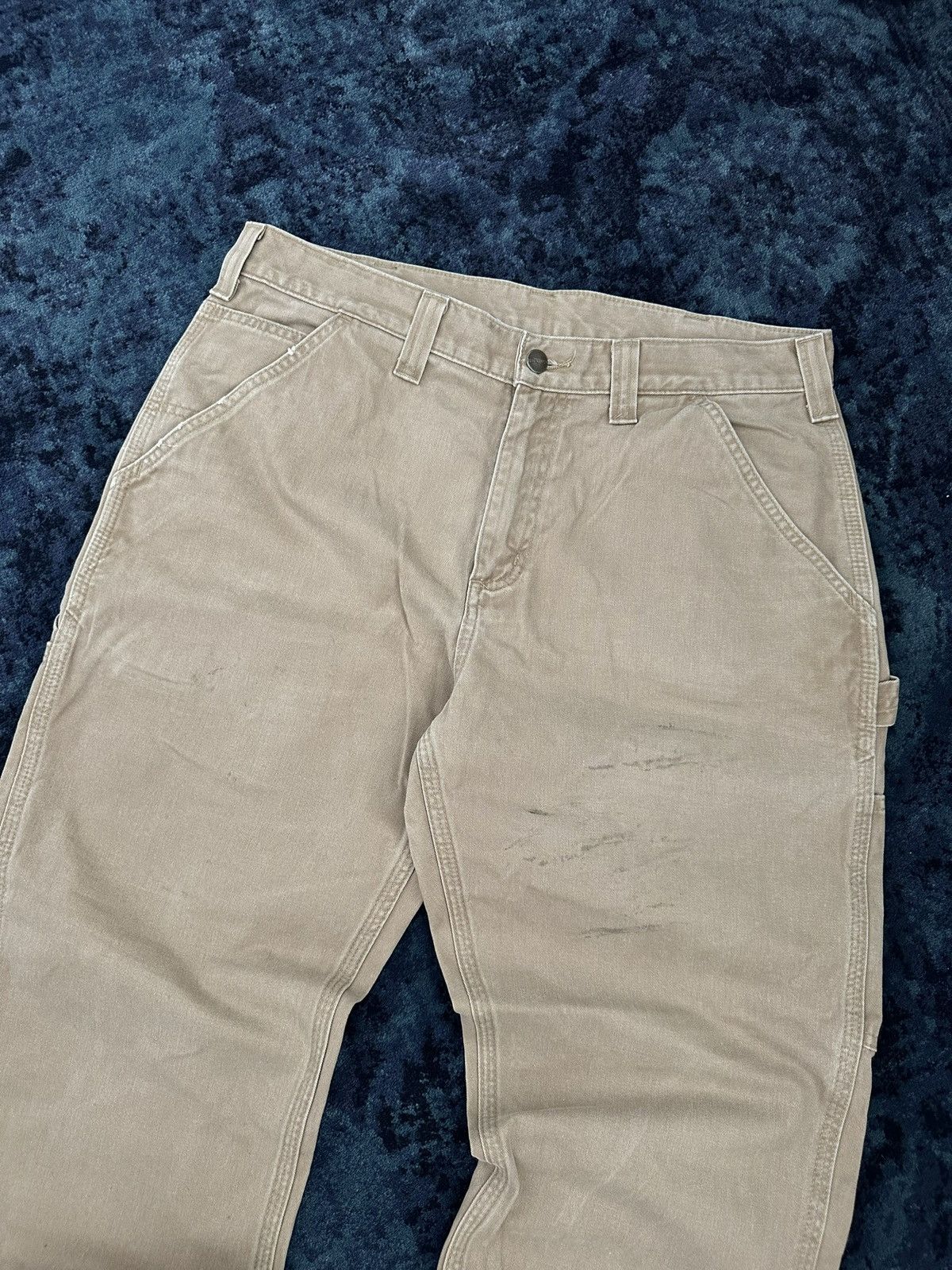 Carhartt Vintage 2000s Carhartt Double Knee Duck Canvas Pant Size US 34 / EU 50 - 6 Thumbnail