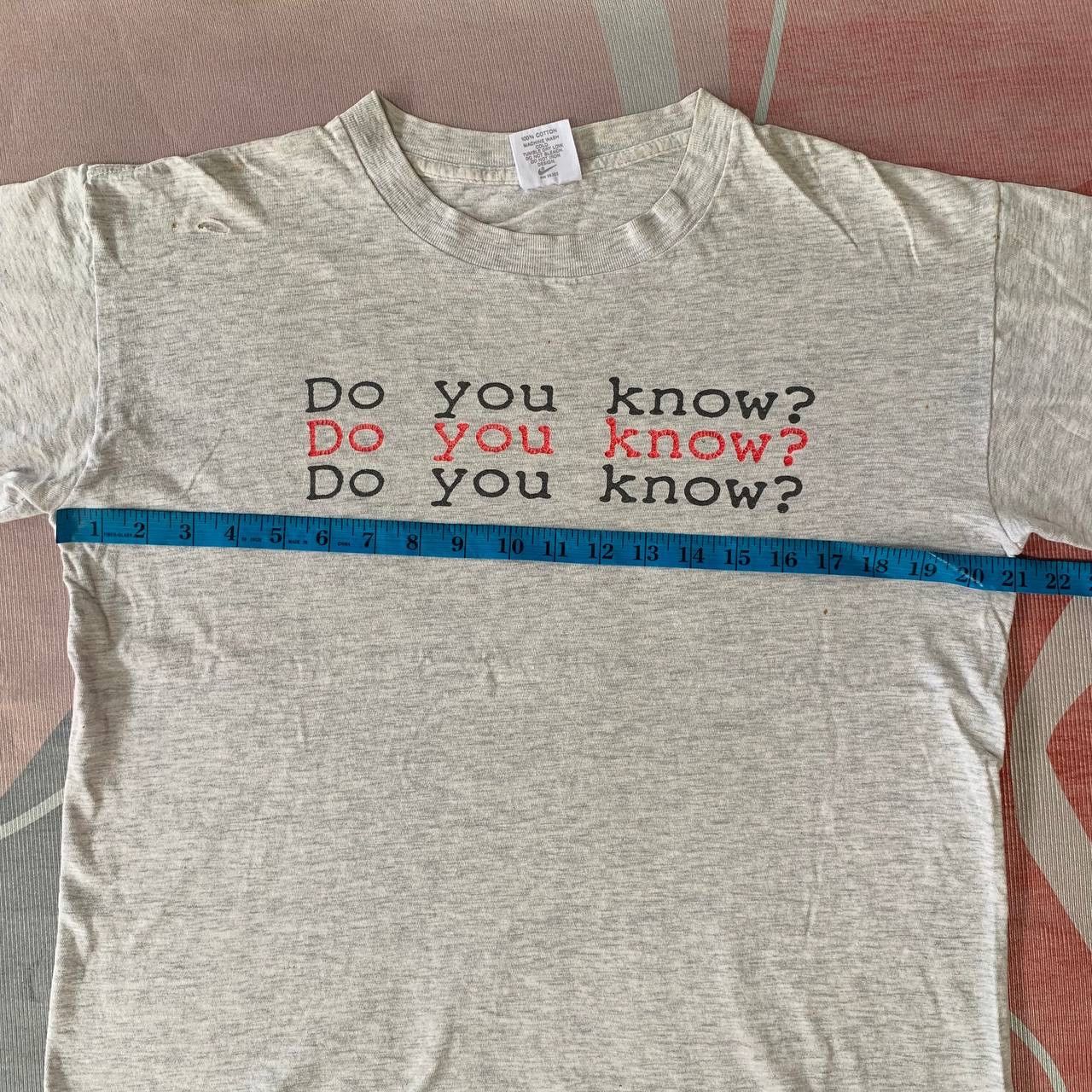 Nike Rare Distressed Vintage Nike Grey Tag Michael Jordan Tees Size US S / EU 44-46 / 1 - 17 Thumbnail