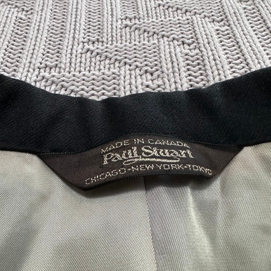 Paul Stuart Paul Stuart dark gray/navy two button wool blazer size 45L Size 44L - 4 Thumbnail