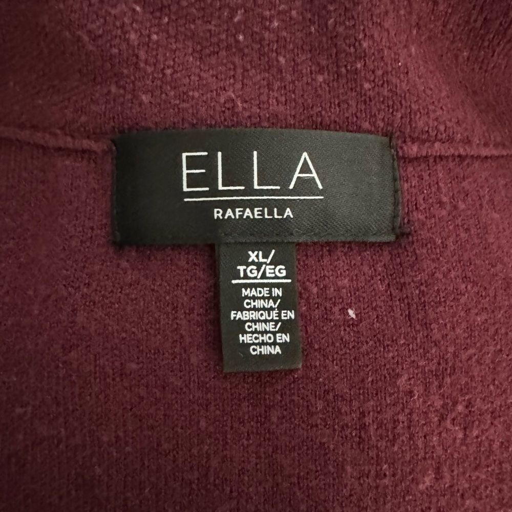 Other Ella Rafaella SZ XL Relaxed Long Sleeve Sweater Blazer Size XL / US 12-14 / IT 48-50 - 6 Thumbnail