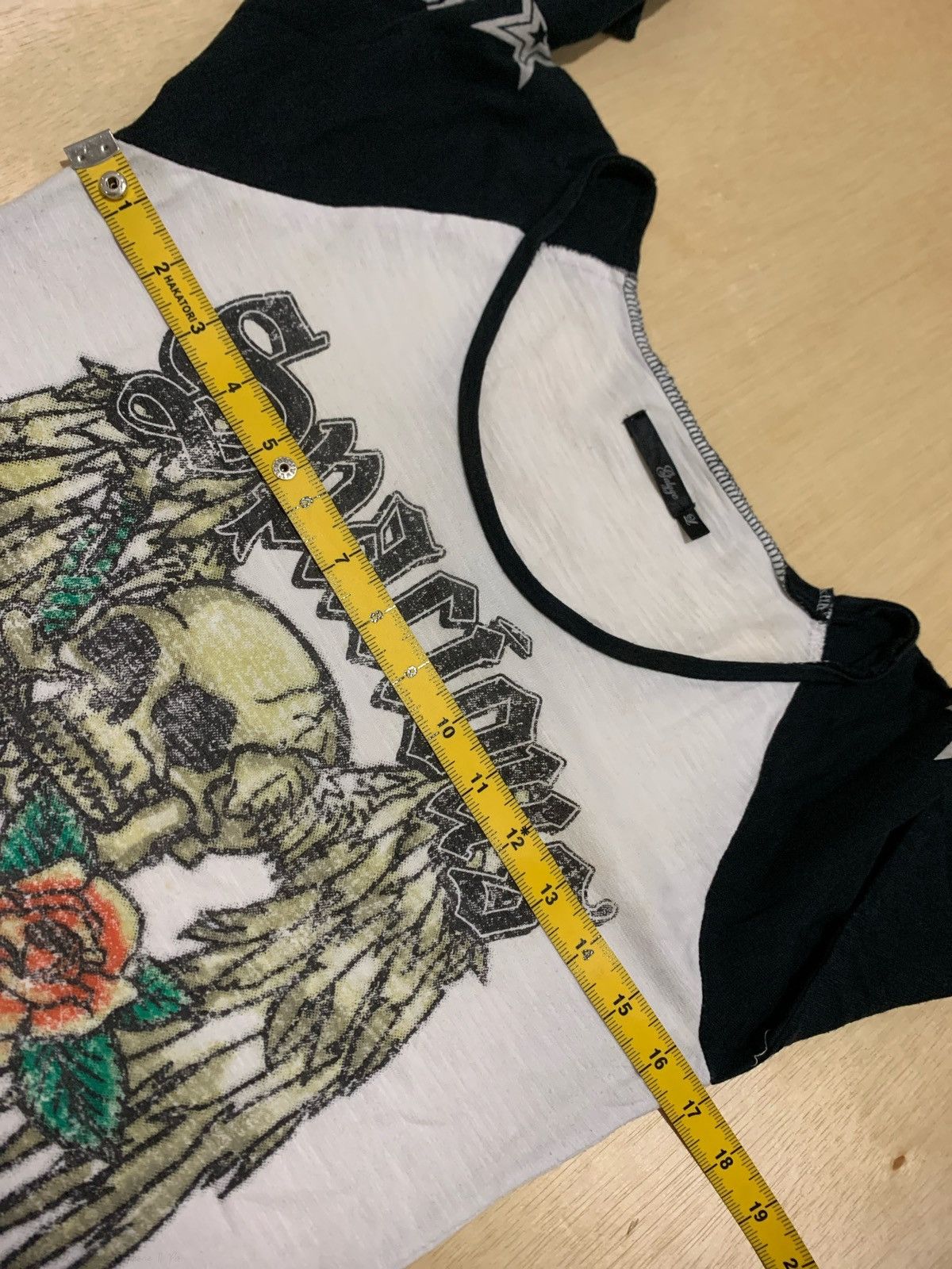 If Six Was Nine × Japanese Brand × Le Grande Bleu (L.G.B.) Vintage Y2k Skull Spacious Longsleeve Punk style Size M / US 6-8 / IT 42-44 - 8 Thumbnail
