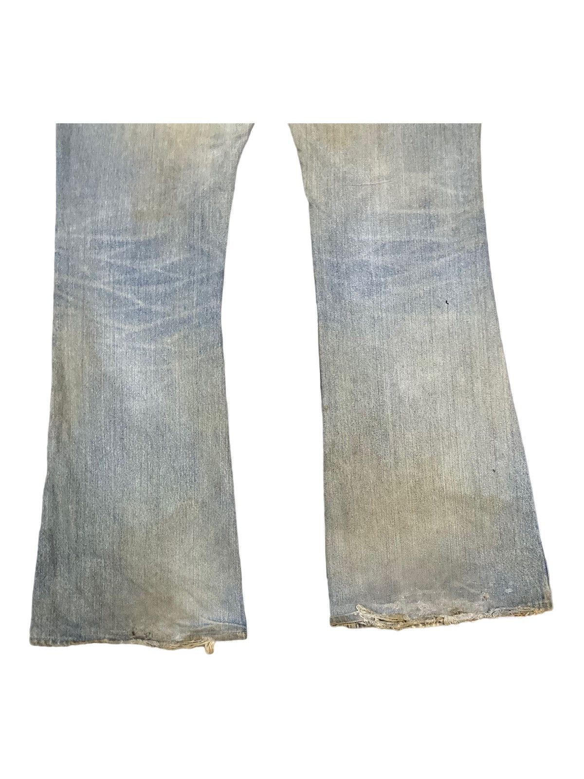 Blue Blue Japan Vintage Blue Blue Japan Mudwash Flare Denim Size US 31 - 14 Thumbnail
