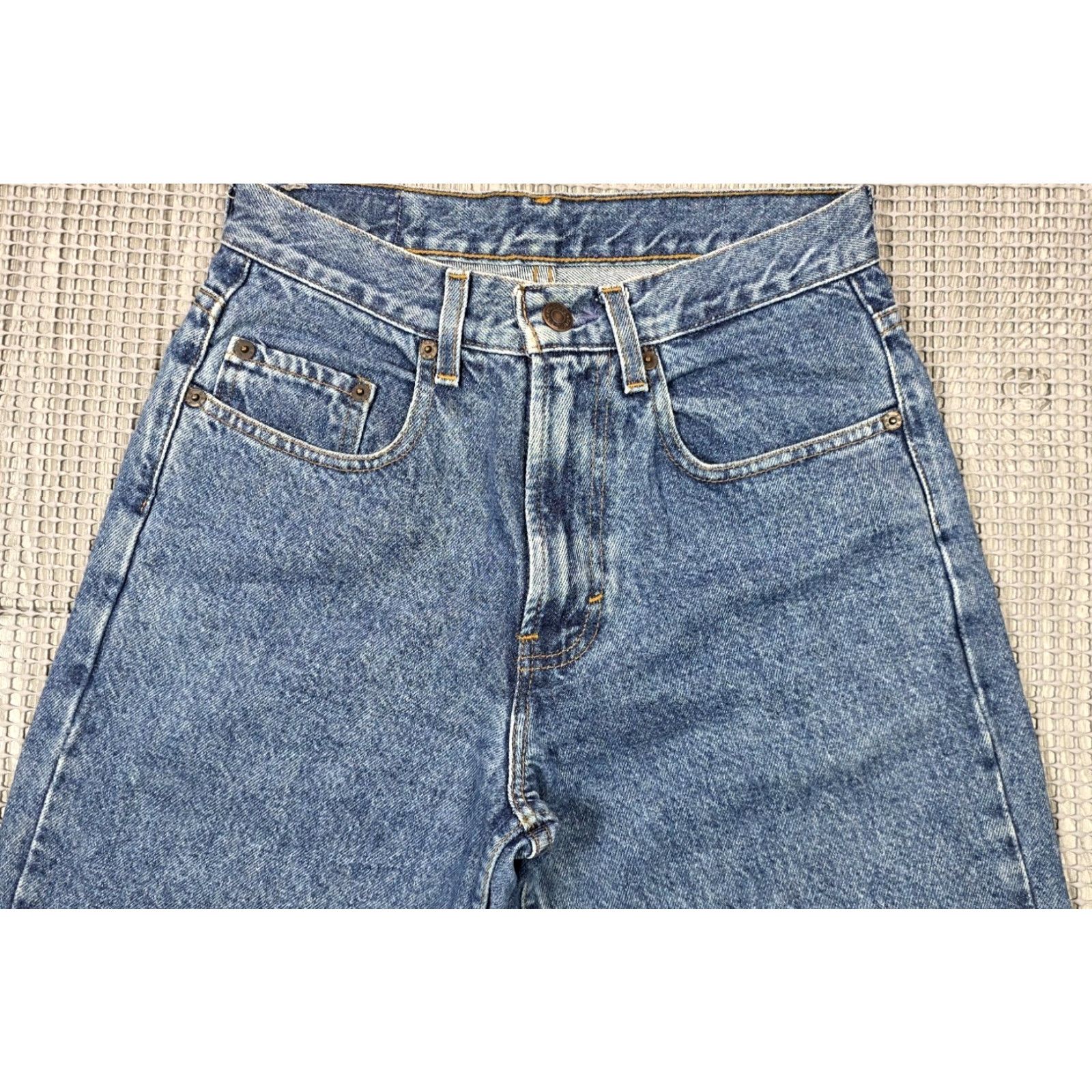 Gap VINTAGE Gap Jeans Mens 28x32 Medium Wash Straight High Waist Regular Blue 90s USA Jeans Size US 28 / EU 44 - 5 Thumbnail