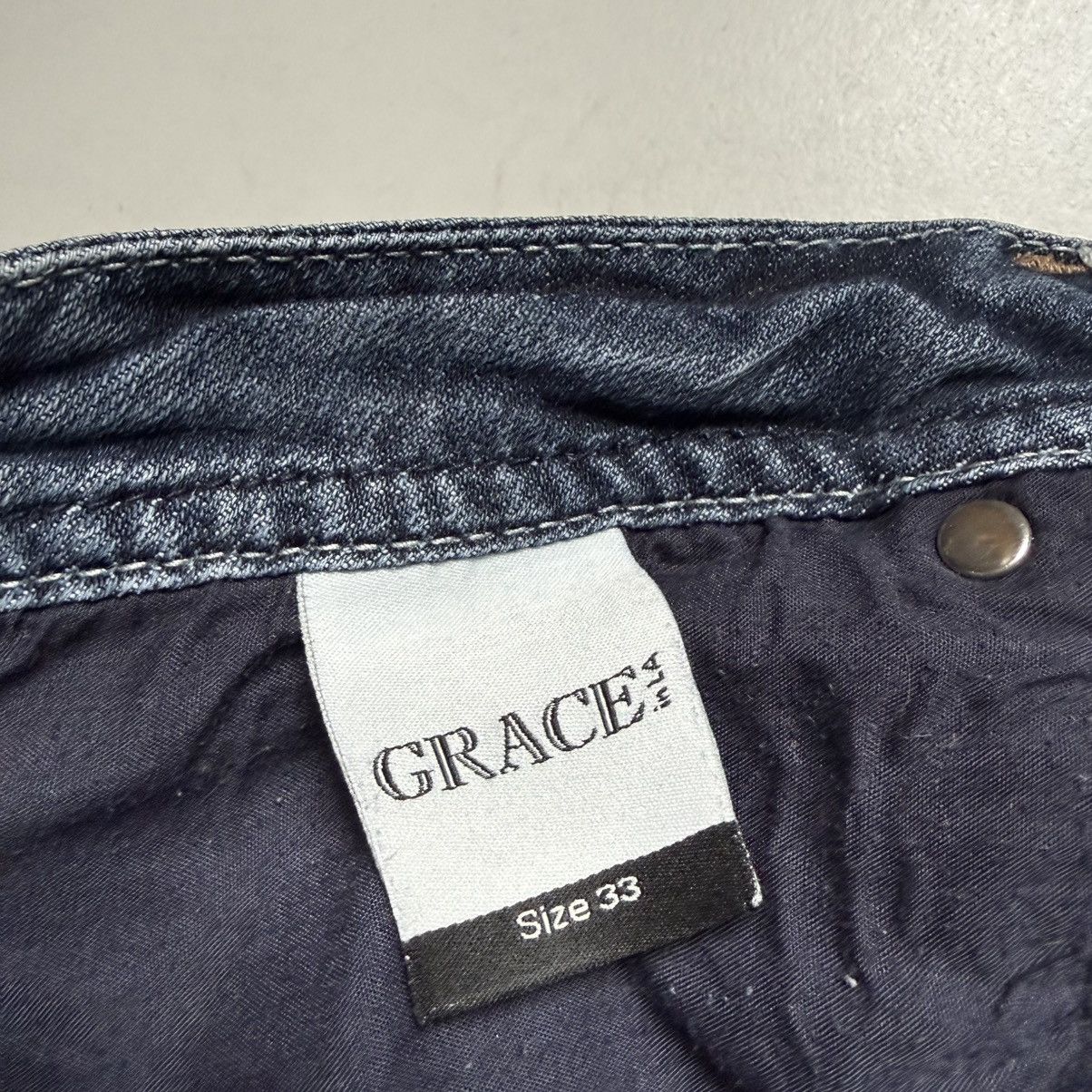 Grace in LA Embroidered Bootcut Jeans Size 33" - 9 Thumbnail