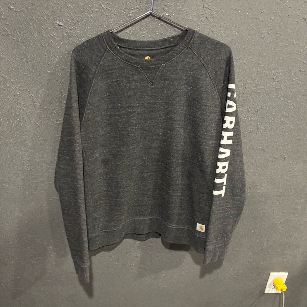 Carhartt Carhartt Men's Dark Gray Crewneck Sweater Size US XXL / EU 58 / 5 - 1 Thumbnail