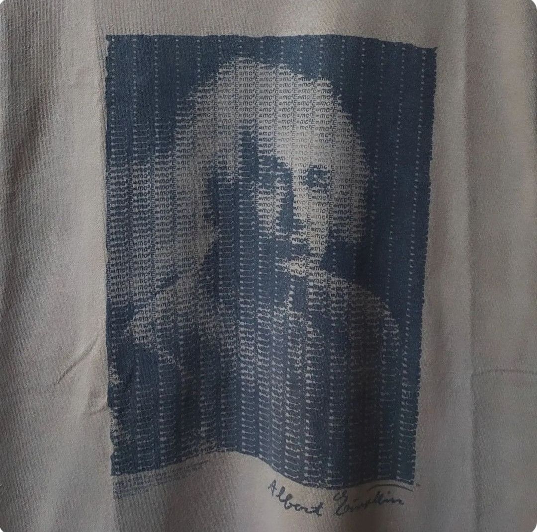 Vintage Vtg 90s Albert Einstein 'reality is merely an illusion' Size US L / EU 52-54 / 3 - 5 Thumbnail
