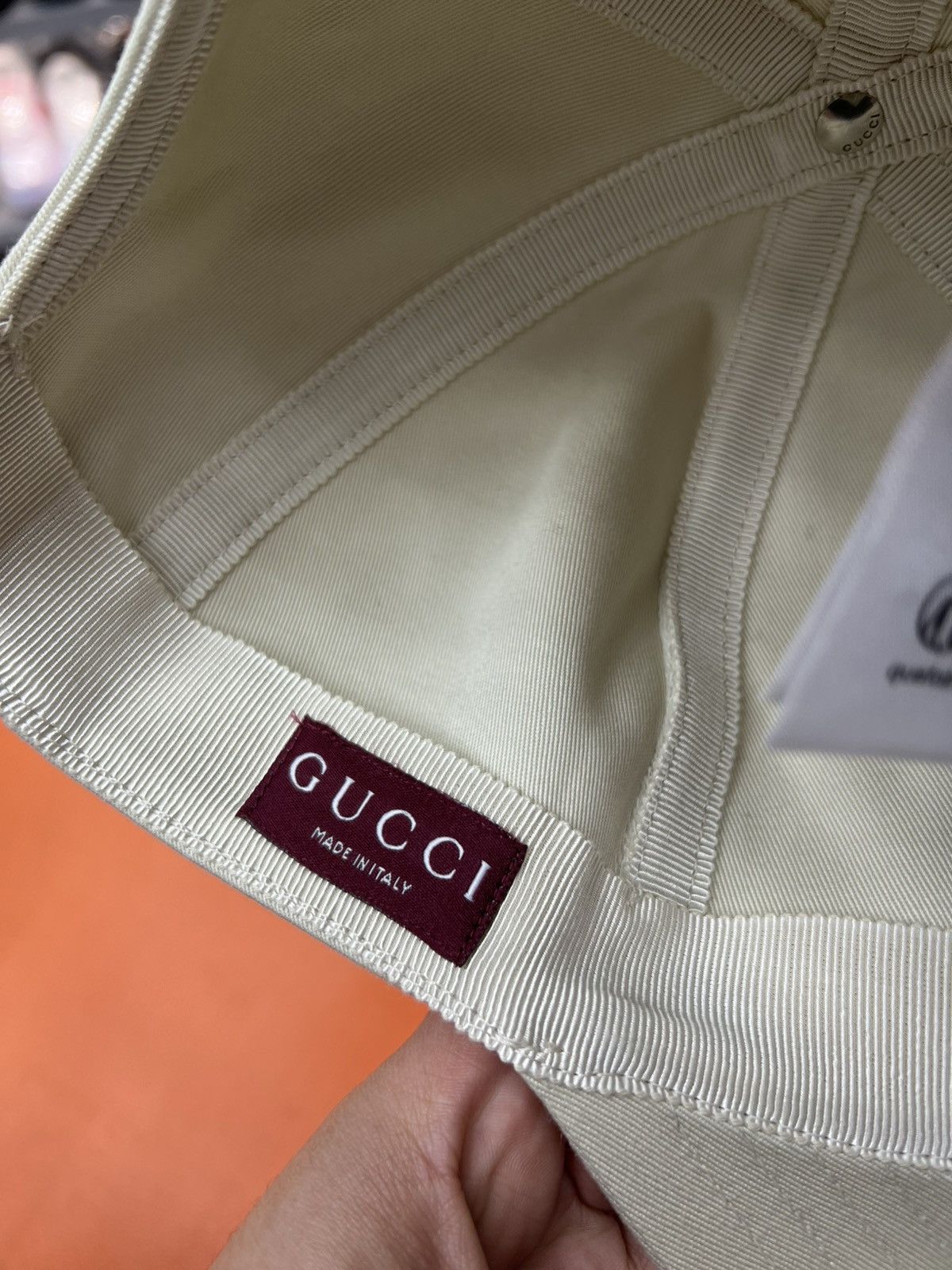 Gucci Gucci Embroidered Baseball Hat Size ONE SIZE - 6 Thumbnail