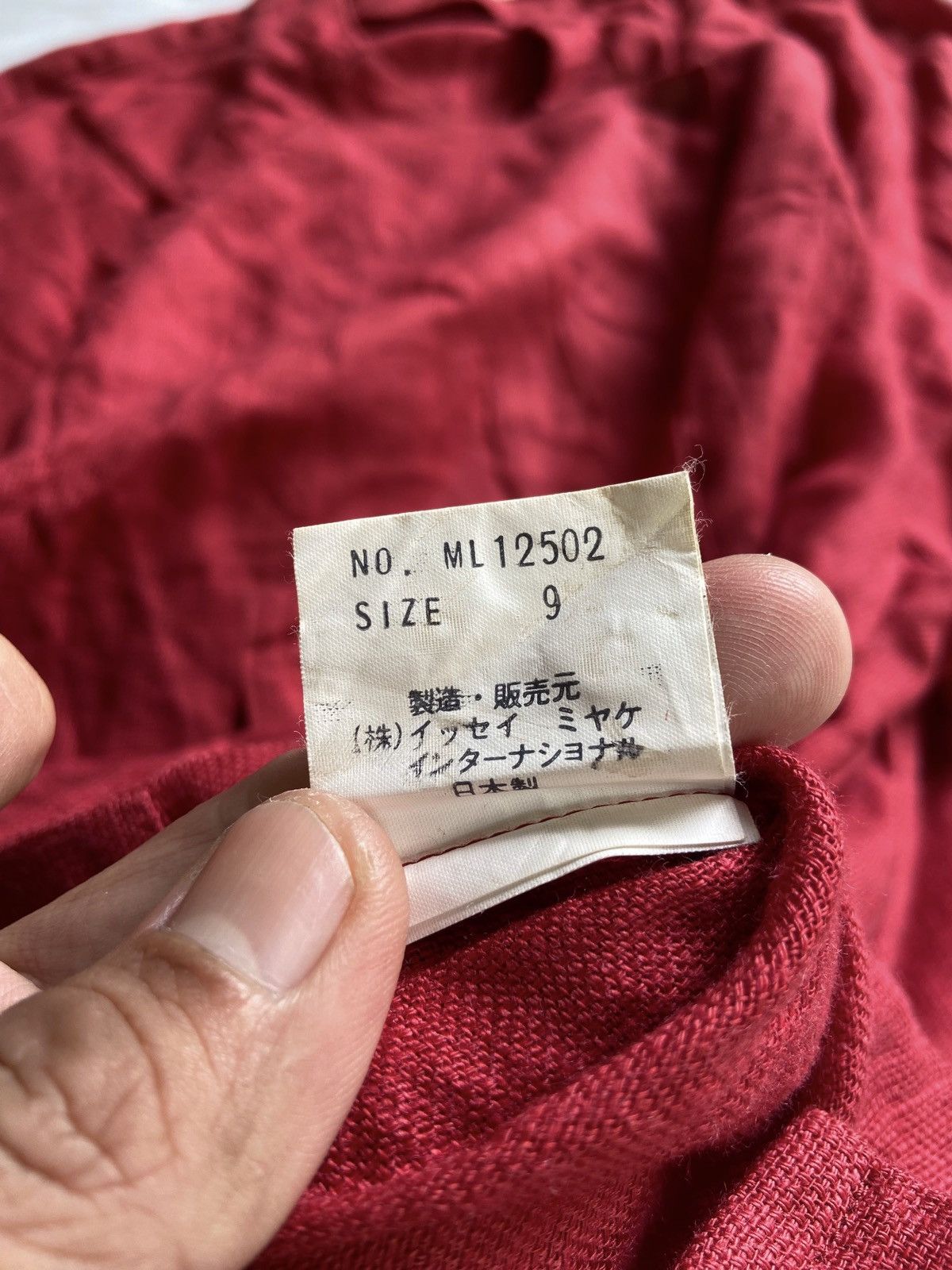 Issey Miyake 1990S ISSEY MIYAKE BLOUSE RED COLOUR Size M / US 6-8 / IT 42-44 - 11 Thumbnail