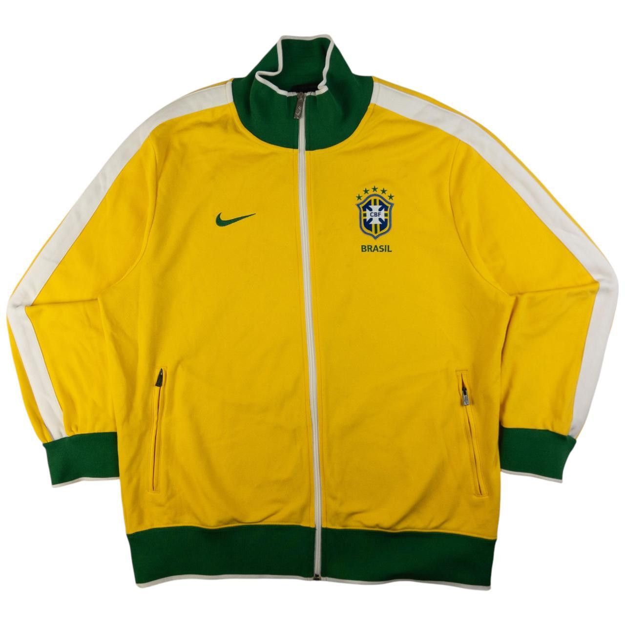 Nike Vintage Nike Brazil CBF Zip Up Jacket Size XL Size US XL / EU 56 / 4 - 1 Thumbnail