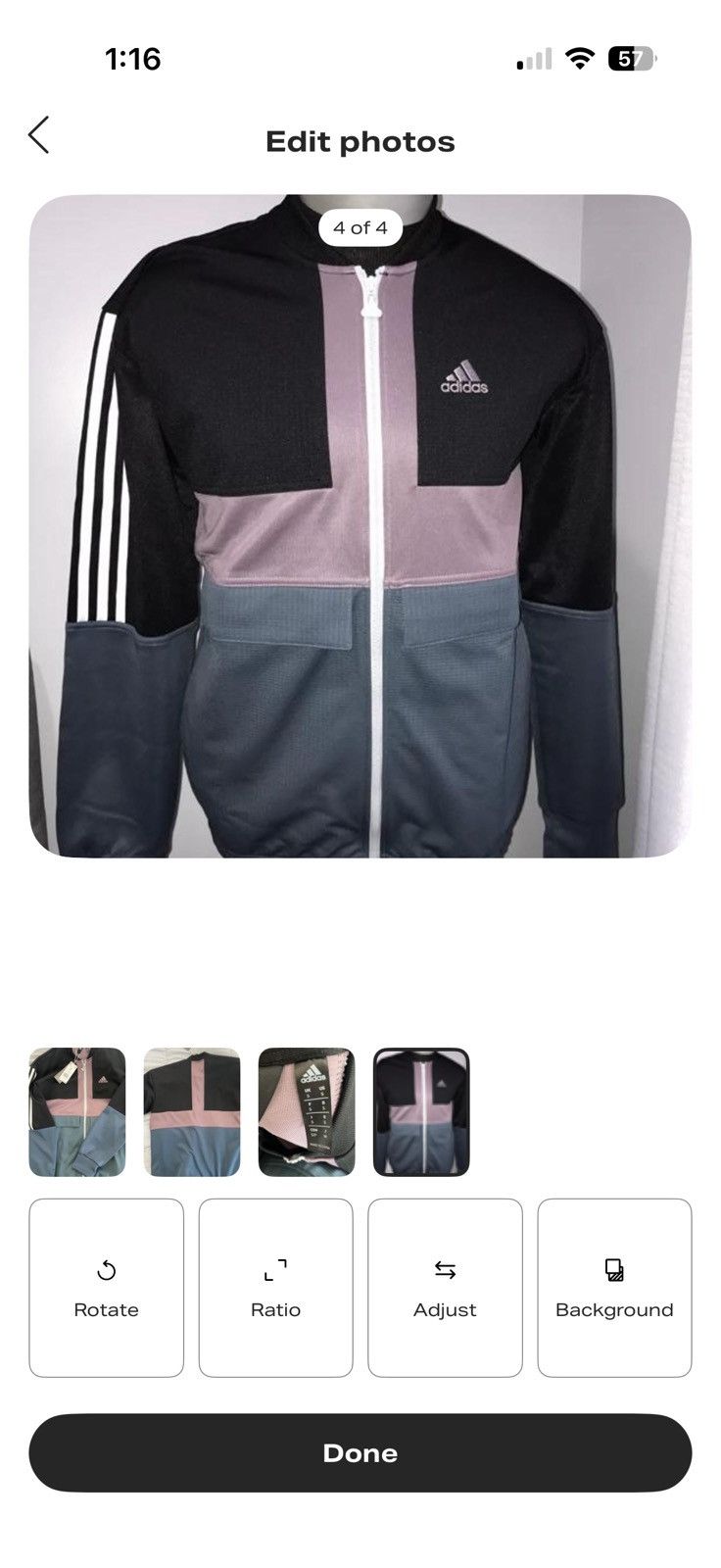 Adidas Adidas tricot track top jacket Size US S / EU 44-46 / 1 - 3 Thumbnail