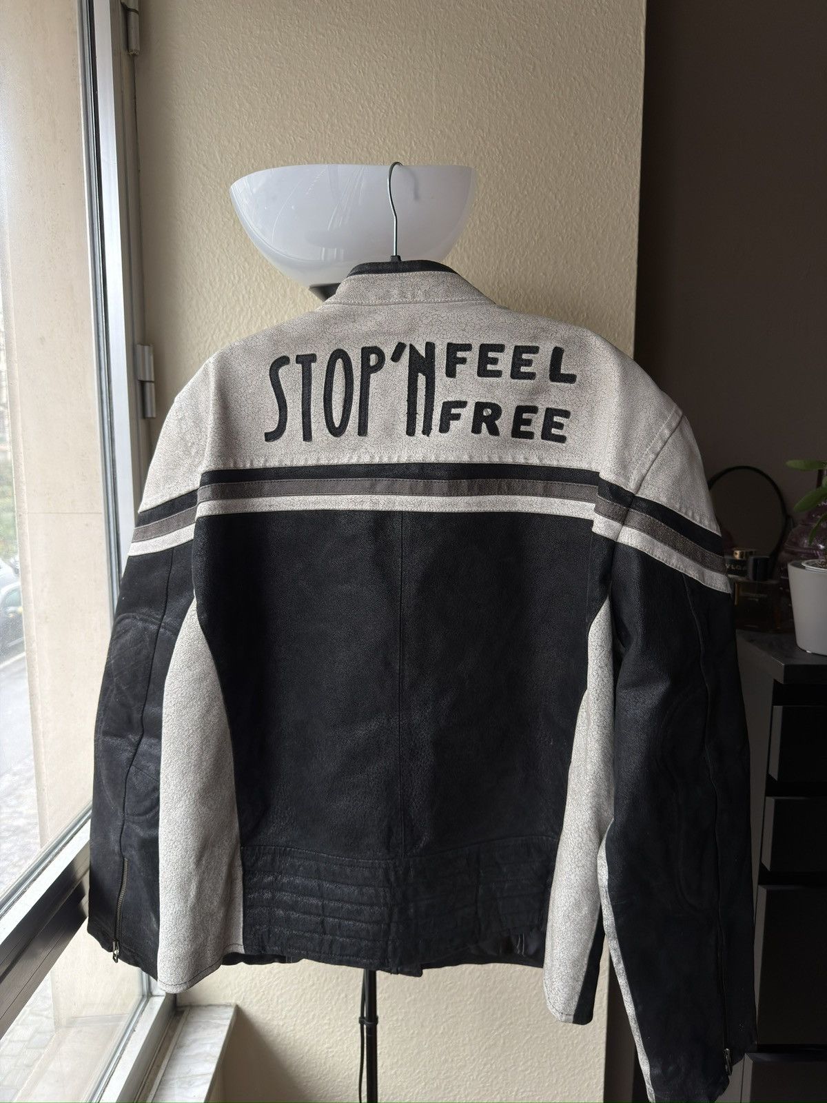 Vintage Racing vintage leather jacket Size US L / EU 52-54 / 3 - 7 Thumbnail