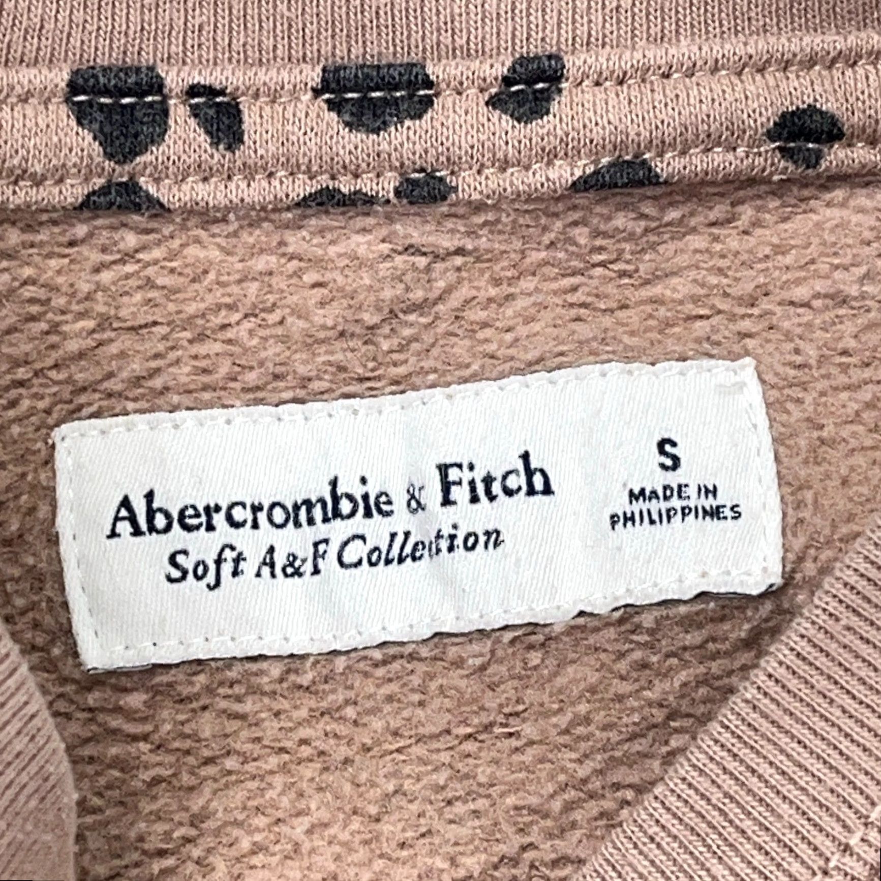Abercrombie & Fitch Abercrombie & Fitch Sweatshirt Women Small Crop Top Cheetah Leopard Print Size S / US 4 / IT 40 - 6 Thumbnail