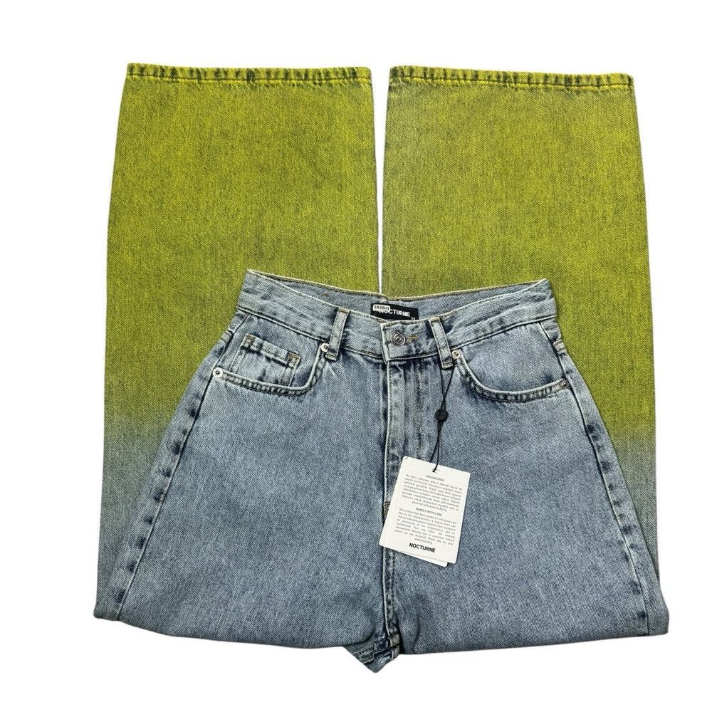 NOCTURNE NWT New $186 Free People Nocturne Ombre Denim Jeans Size XS Size 24" / US 00 / IT 34 - 4 Thumbnail