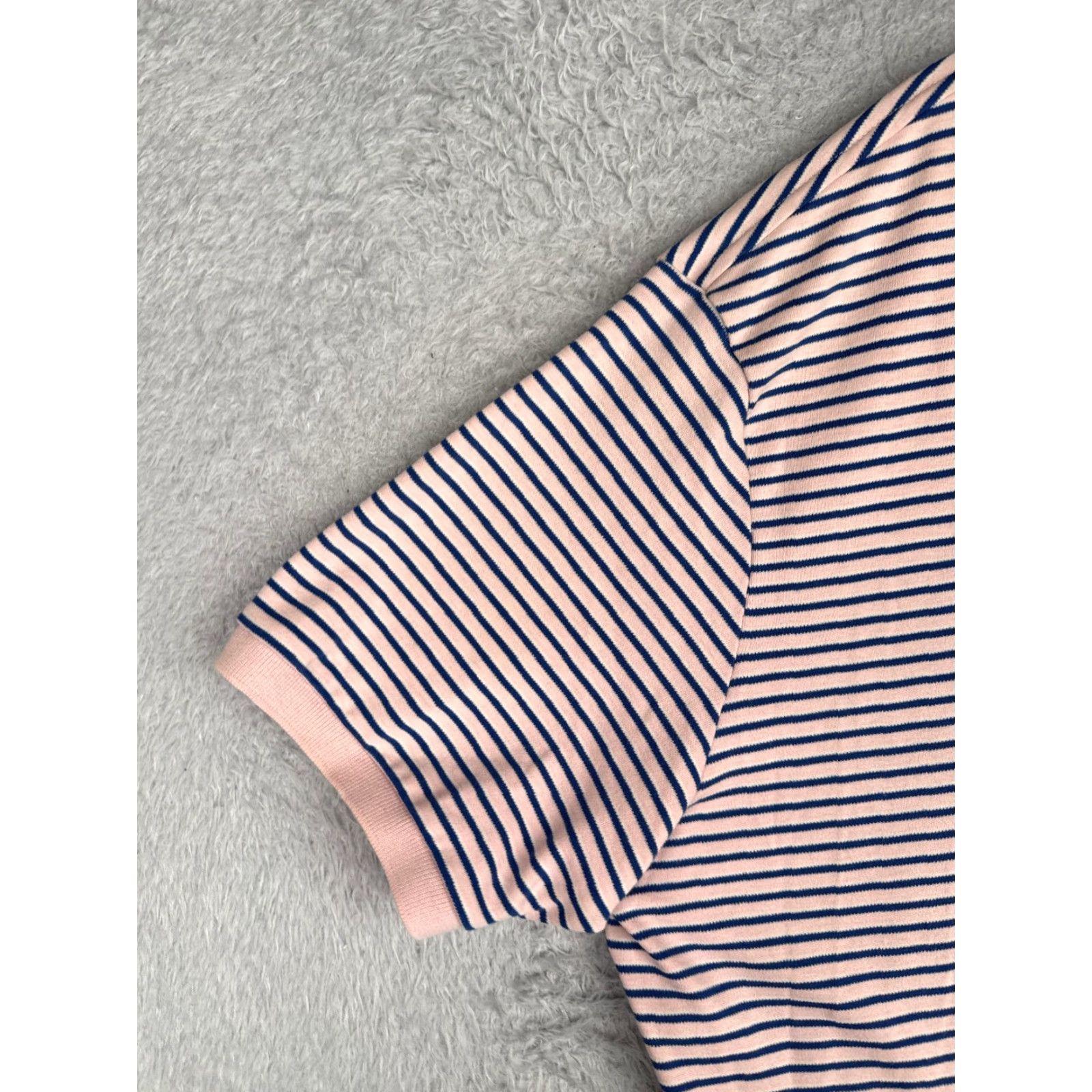 Ralph Lauren VINTAGE Polo Ralph Lauren Shirt Men XL Pink Stripe Cotton Polo Shirt Size US XL / EU 56 / 4 - 3 Thumbnail