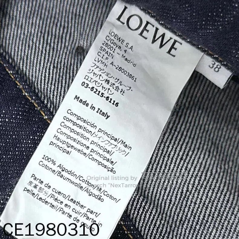 Loewe Loewe Patchwork logo denim shorts Size 25" / US 0 / IT 36 - 5 Thumbnail