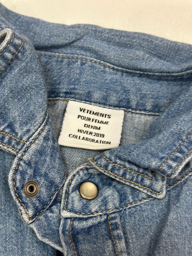 Vetements Vetements Levis Co-branded Denim Shirt Size US XS / EU 42 / 0 - 2 Thumbnail