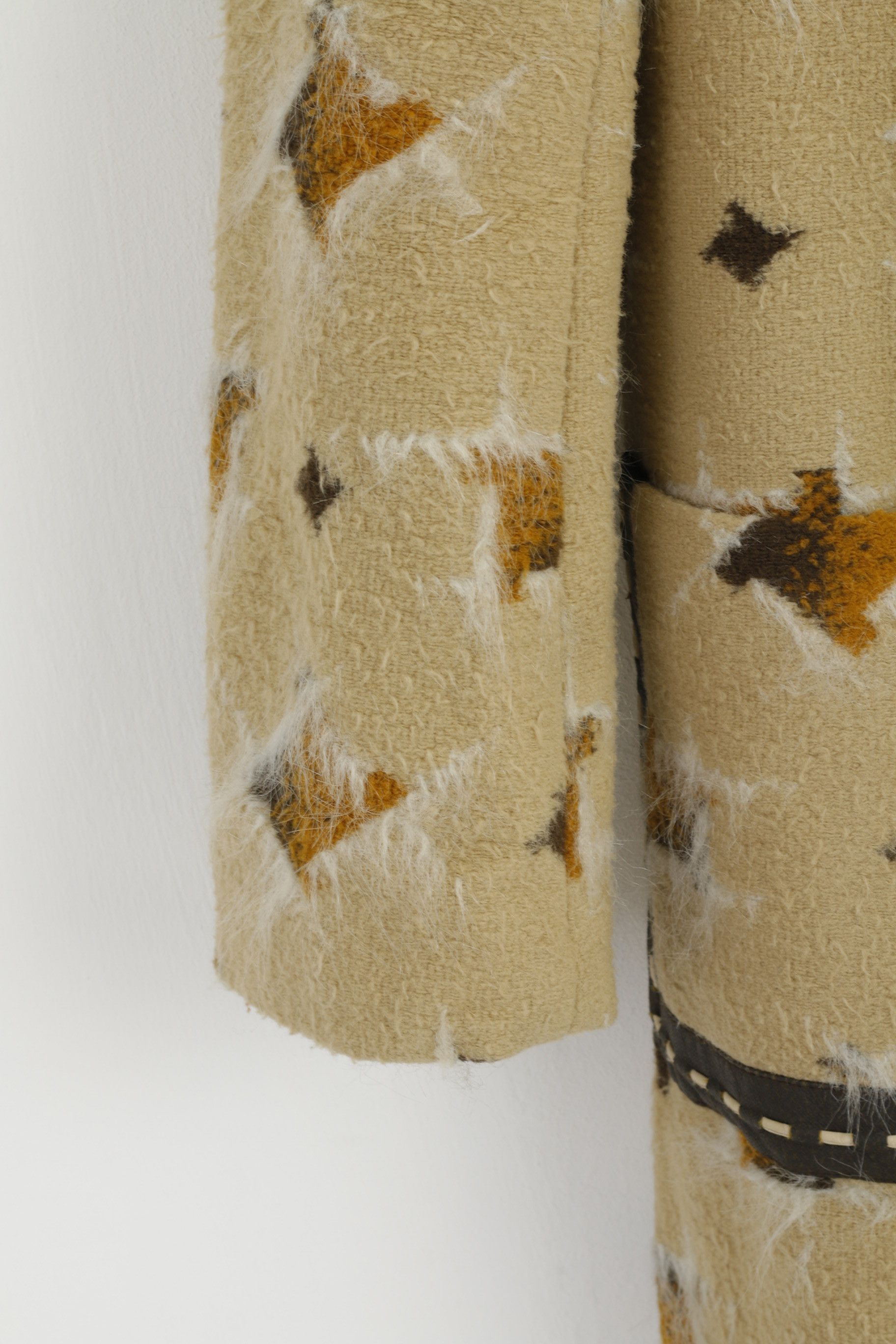 Vintage Classic Style Women S Coat Beige Vintage 1149 Size S / US 4 / IT 40 - 7 Thumbnail
