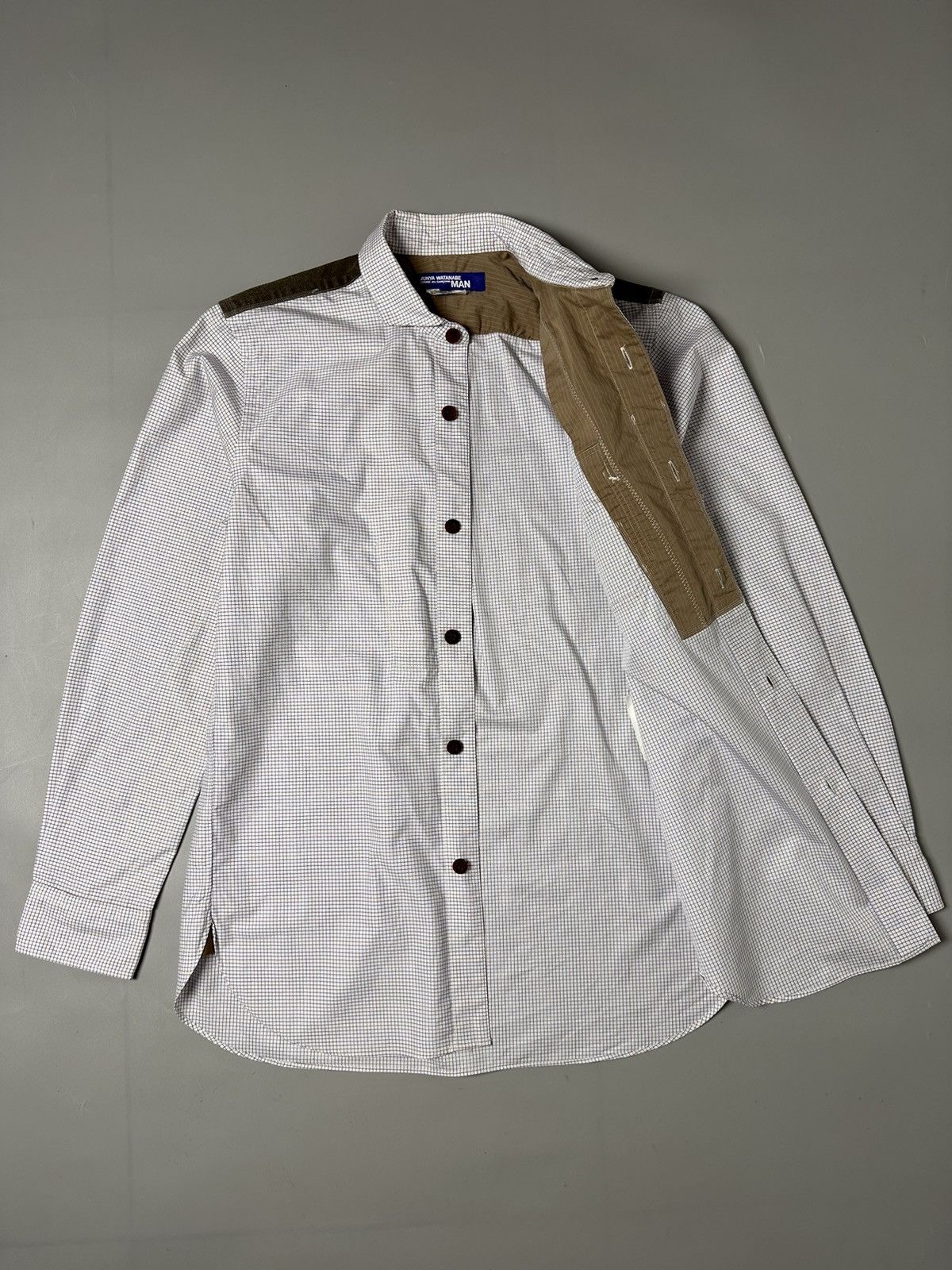 Comme des Garcons × Junya Watanabe Junya Watanabe Checked Shirt in White Cotton Size US XS / EU 42 / 0 - 7 Thumbnail