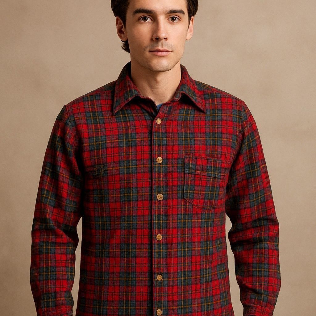 Pendleton Vintage 90s Pendleton Wool Plaid Flannel Button Tartan L Size US L / EU 52-54 / 3 - 1 Thumbnail