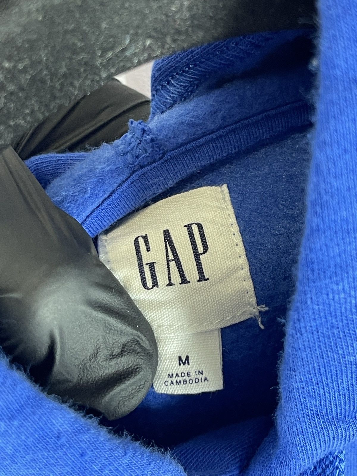 Gap GAP Logo Pullover Hoodie Navy Blue Men's Medium Size US M / EU 48-50 / 2 - 6 Thumbnail