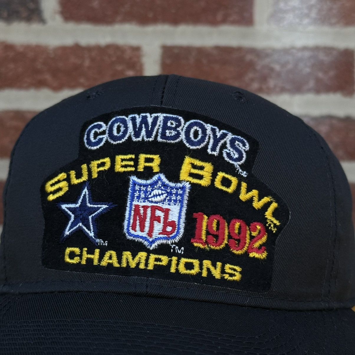 NFL Rare Vintage NFL Cowboys Super Bowl 1992 Champions Cap Size ONE SIZE - 3 Thumbnail