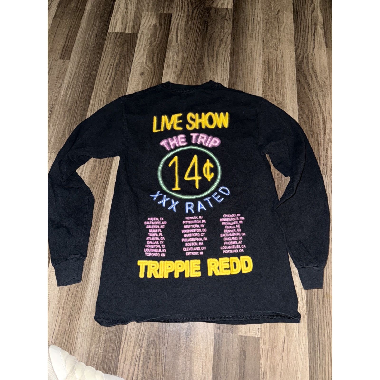 Vintage Trippie Redd Trippie Land Long Sleeve Shirt Black Small Mens T-Shirt 17X25 Size US S / EU 44-46 / 1 - 4 Thumbnail