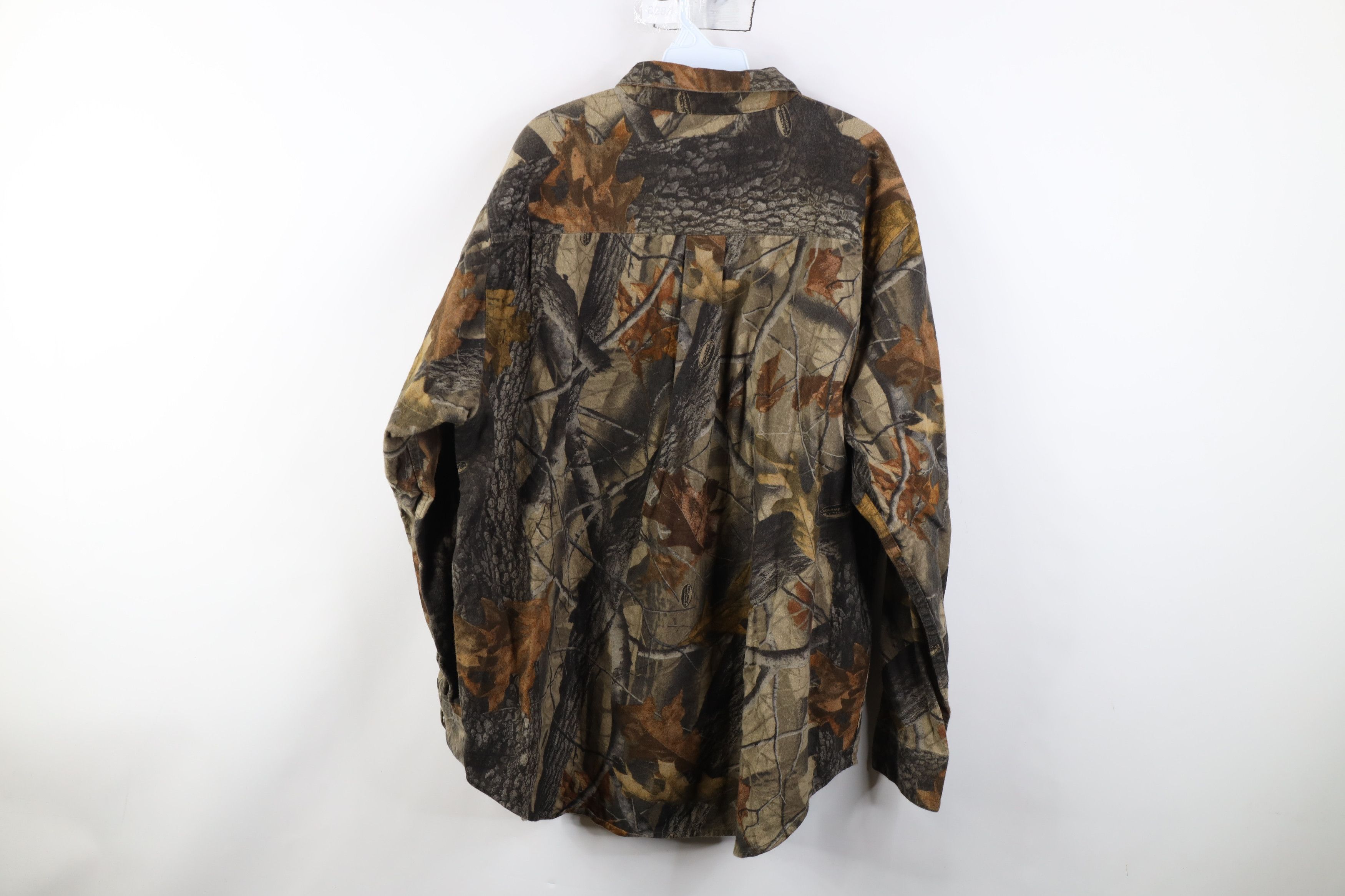 Vintage Vintage Y2K Streetwear Camouflage Chamois Cloth Button Shirt Size US XXL / EU 58 / 5 - 9 Thumbnail