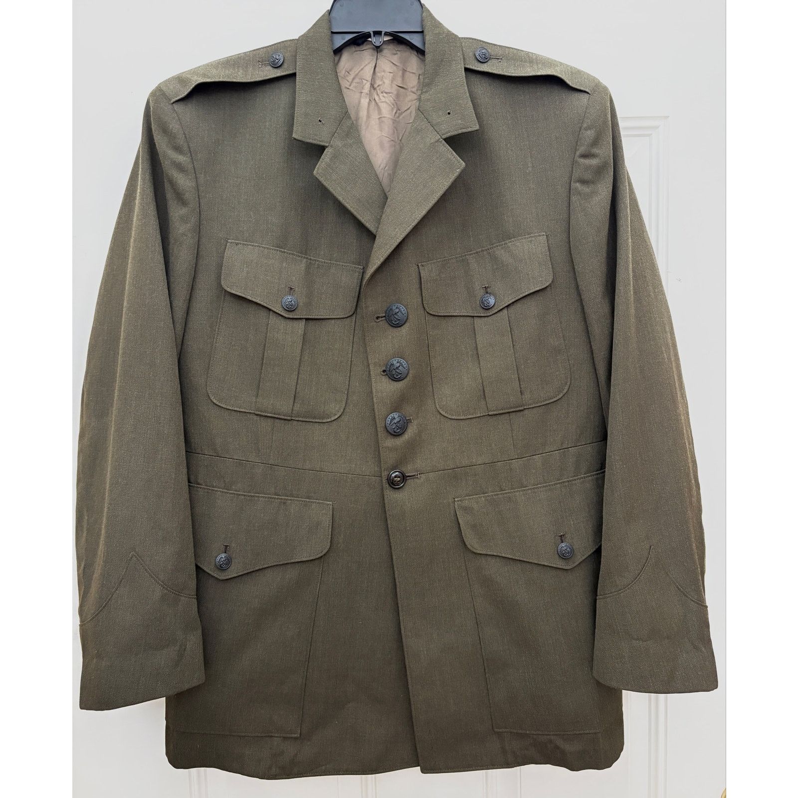 Other VTG DSCP 46S Military Crown Clothing USA Jacket NO BELT Size US S / EU 44-46 / 1 - 1 Thumbnail