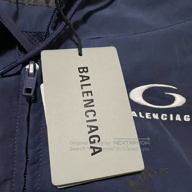 Balenciaga Balenciaga Splatter Distressed Hooded Sports Jacket with Z Size US XS / EU 42 / 0 - 3 Thumbnail