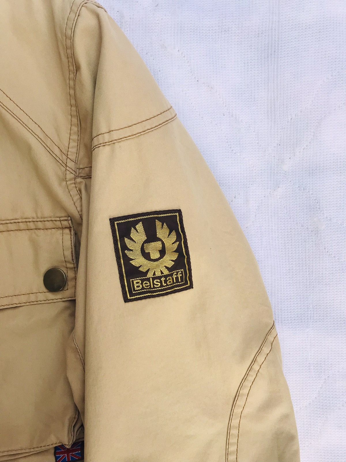 Barbour Belstaff Gold Rider Light Jacket Motorcycle Roadmaster Size US M / EU 48-50 / 2 - 6 Thumbnail