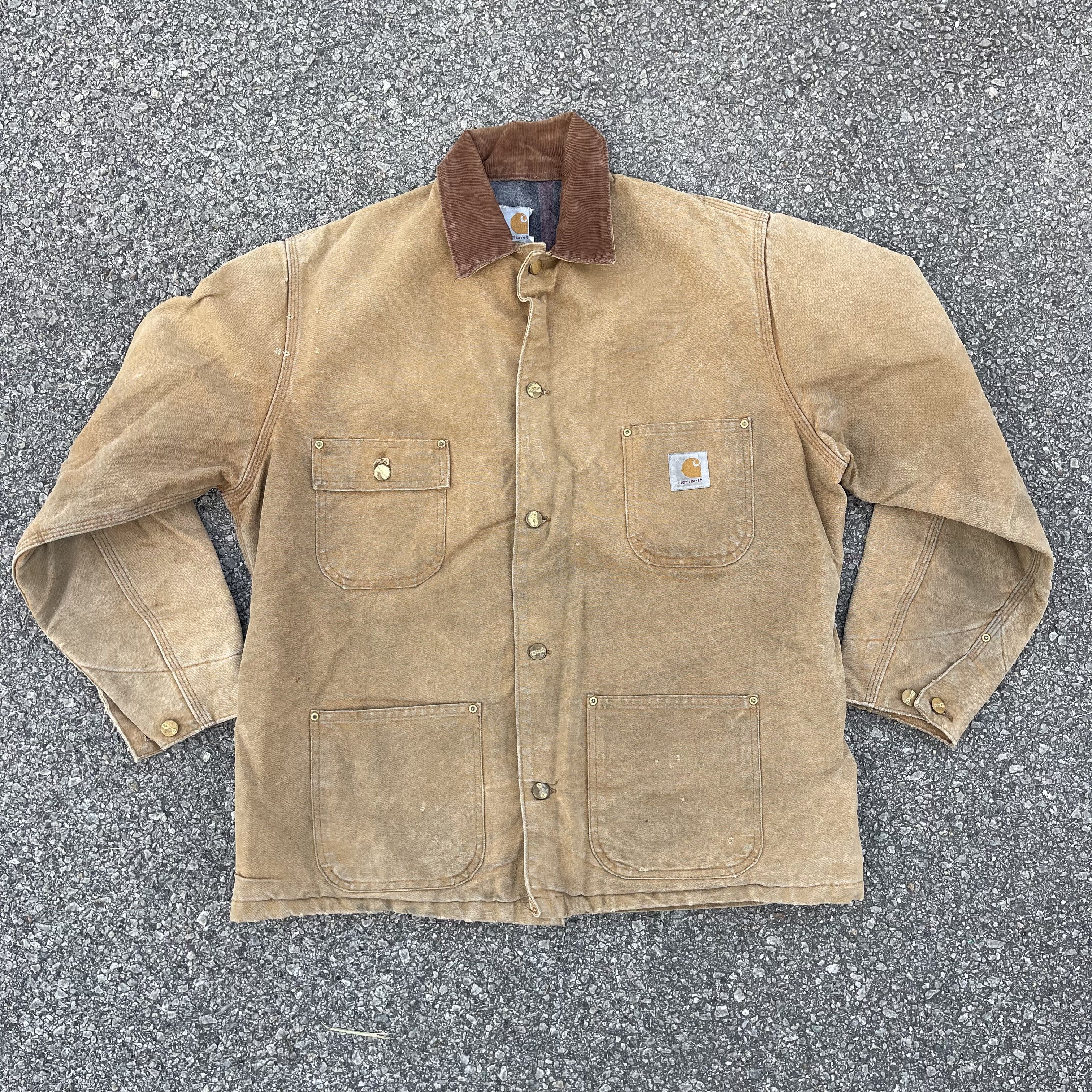 Carhartt × Carhartt Wip × Vintage Vtg 90s Carhartt Detroit Blanket Lined Workwear Jacket Size US XL / EU 56 / 4 - 2 Thumbnail