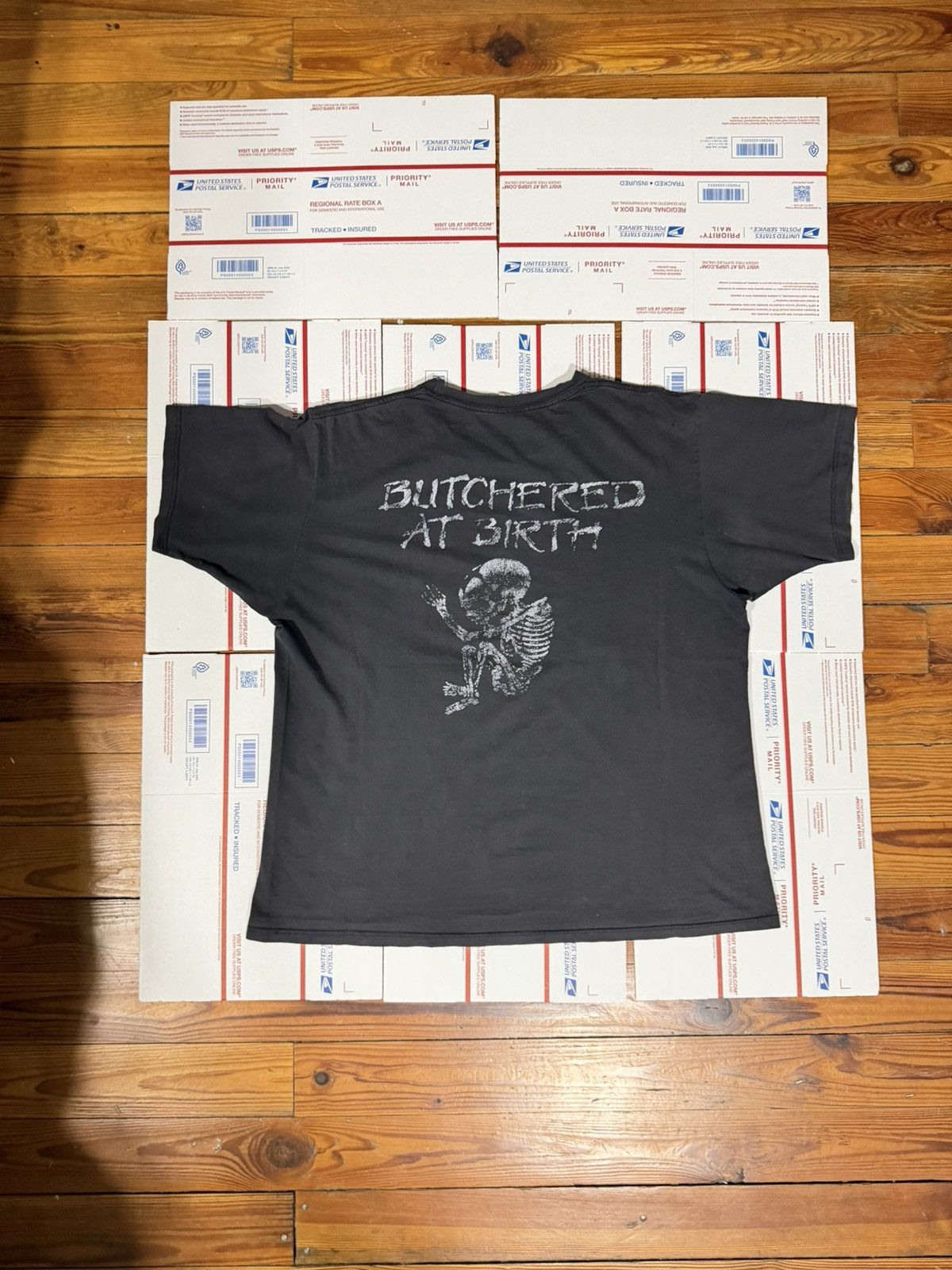 Vintage Vintage 90s Cannibal Corpse Butchered At Birth Tee XL Size US XL / EU 56 / 4 - 4 Thumbnail