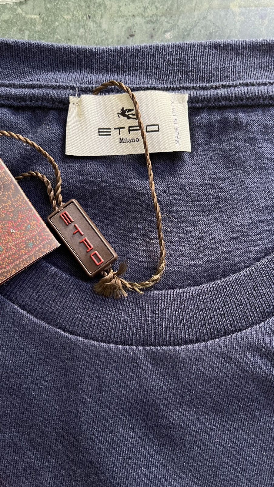 Etro Etro T-shirt pegasus logo tshirt multi colour Big logo Size US S / EU 44-46 / 1 - 5 Thumbnail