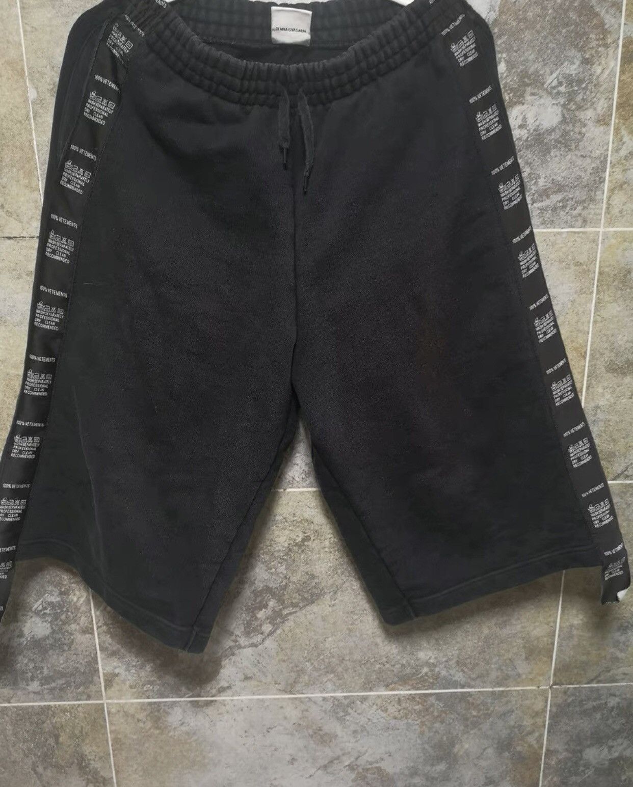 image of Vetements Casual Shorts in Black, Men's (Size 33)