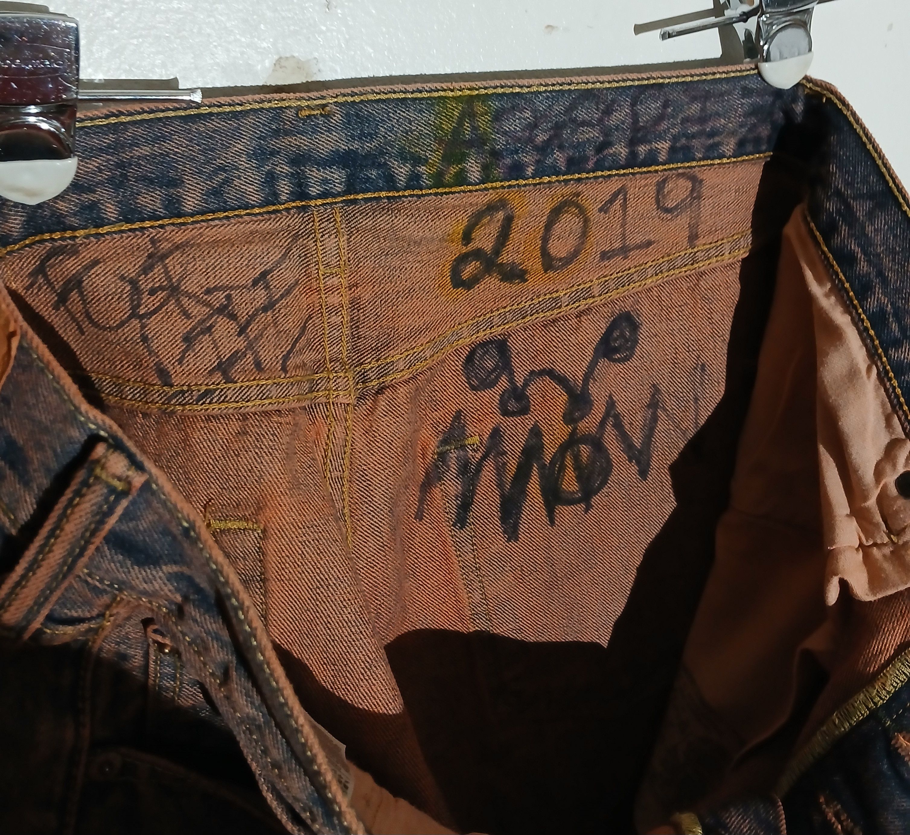 Levi's 501 Levis 2019 Ass Pizza Jeans Size US 32 / EU 48 - 4 Thumbnail