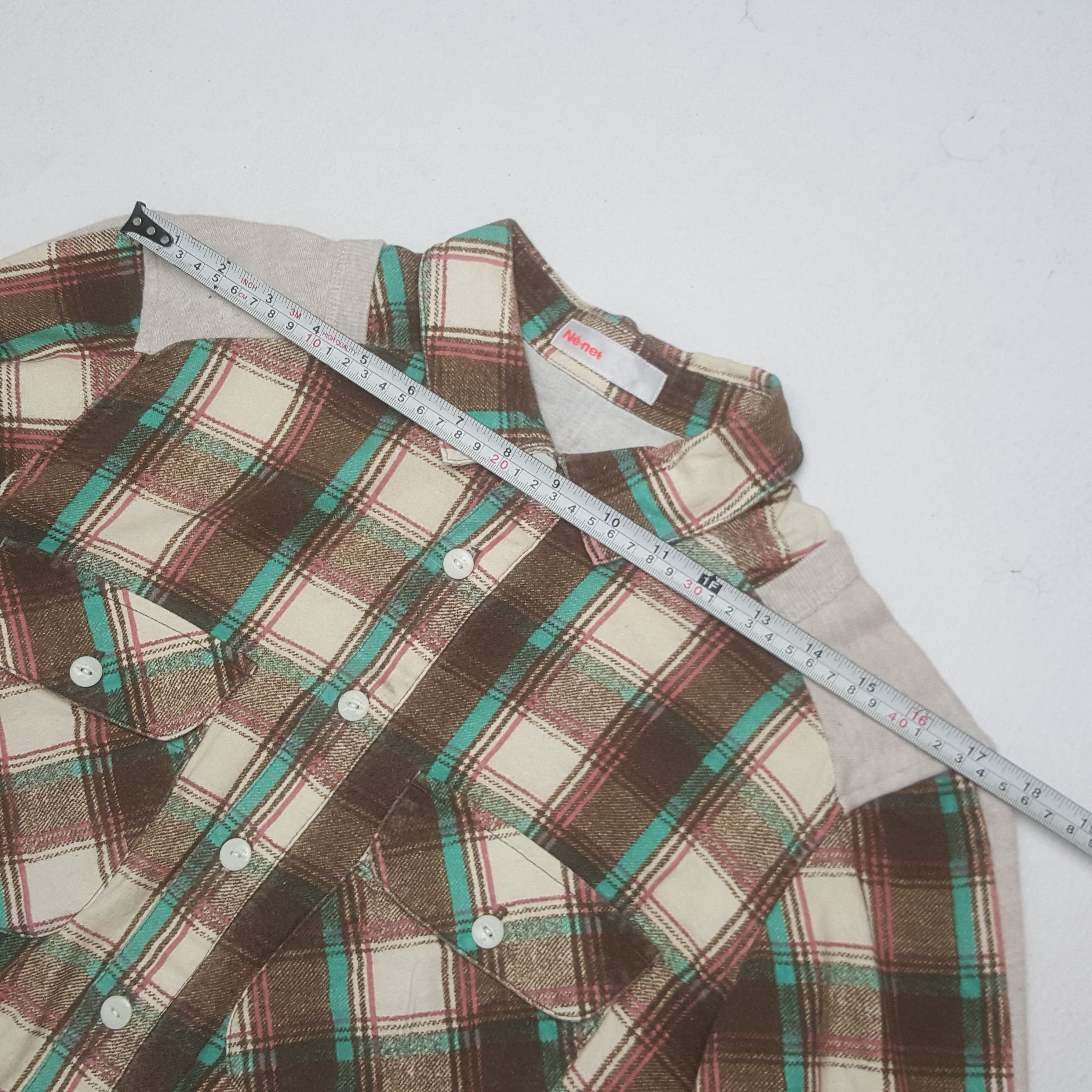 Issey Miyake × Japanese Brand × Ne-Net Vintage Assemblage Nenet Button Up Shirt Size US S / EU 44-46 / 1 - 5 Thumbnail