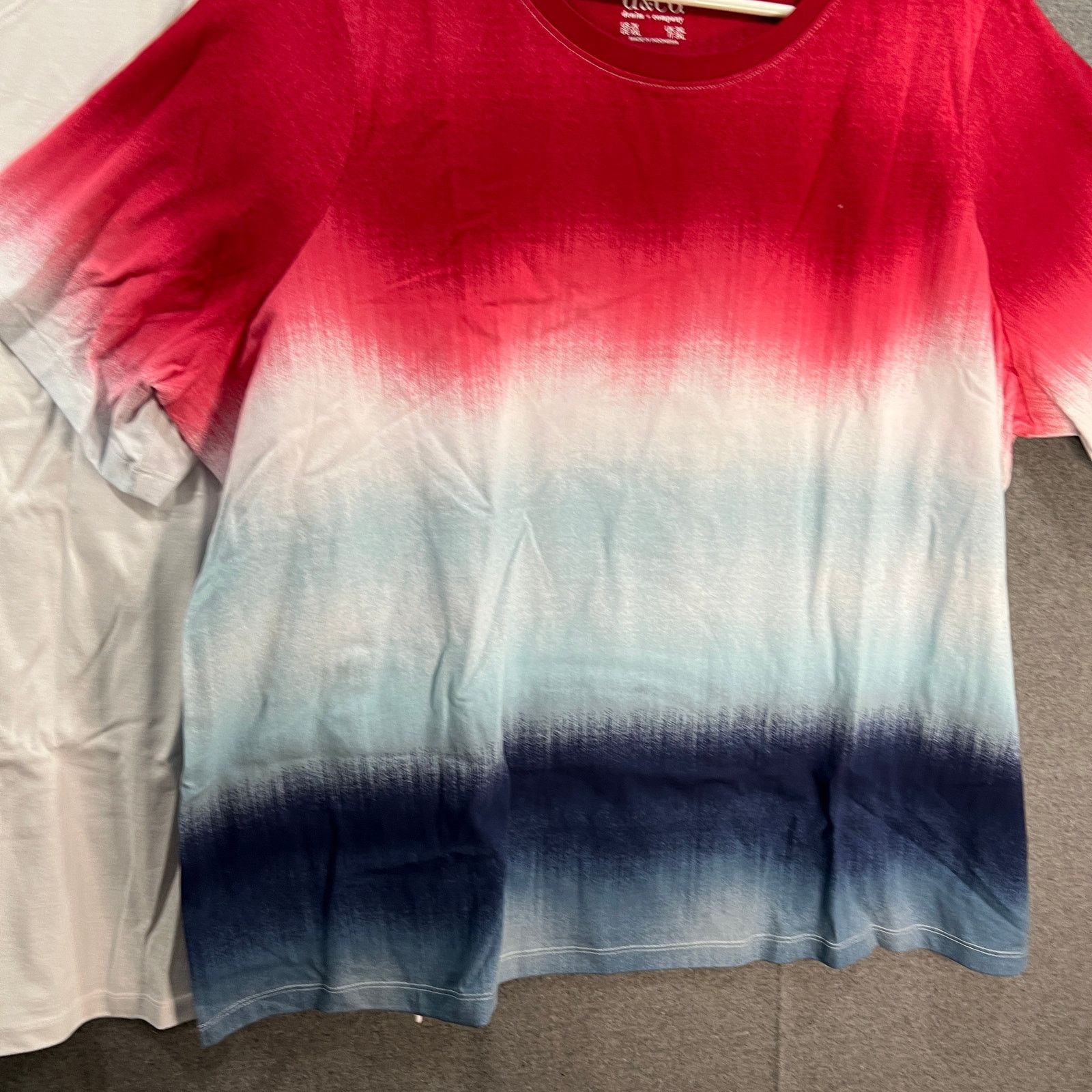 Other Denim & Co. Pack of 2 Perfect Jersey Americana Tops Ameri Size XXL / US 16-18 / IT 52-54 - 3 Thumbnail