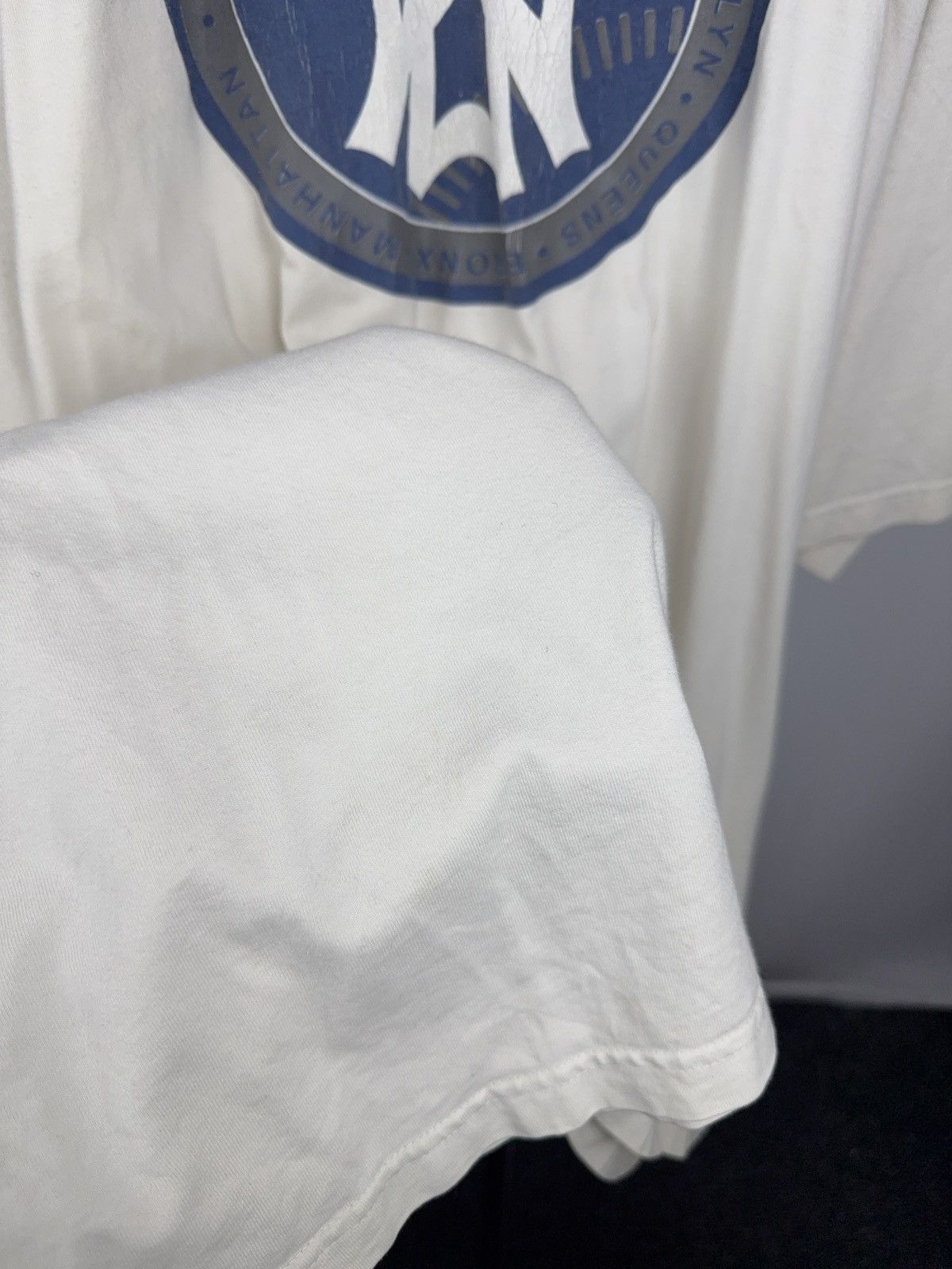 Wu-Tang Clan 90s Wu Wear NY Yankees Logo Graphic T Shirt NYC Streetwear Size US XXL / EU 58 / 5 - 11 Thumbnail
