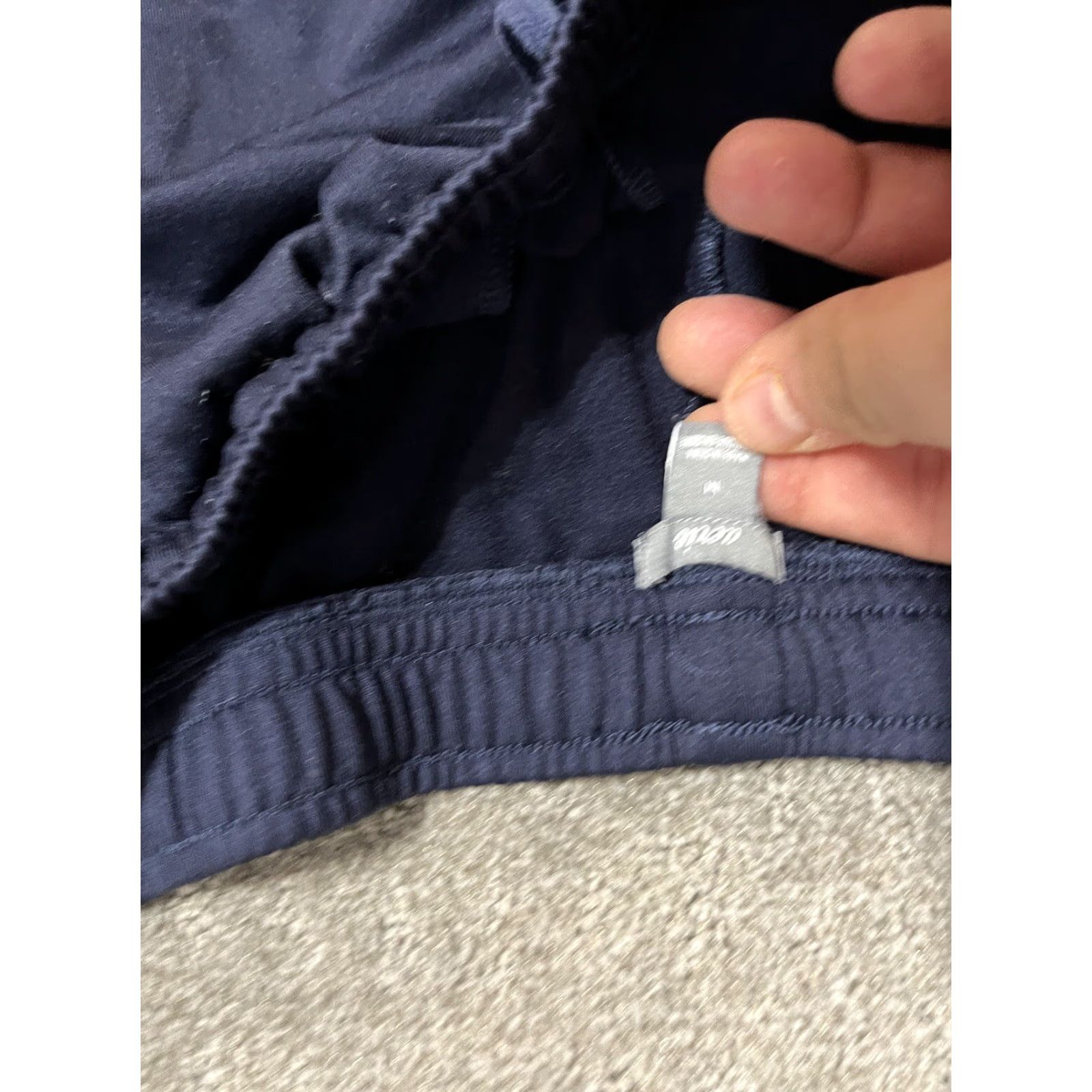 Vintage Aerie Women's Athletic Pants Size M Polyester Blend Navy Blue Jogger Athletic Regular Size 32" / US 10 / IT 46 - 5 Thumbnail