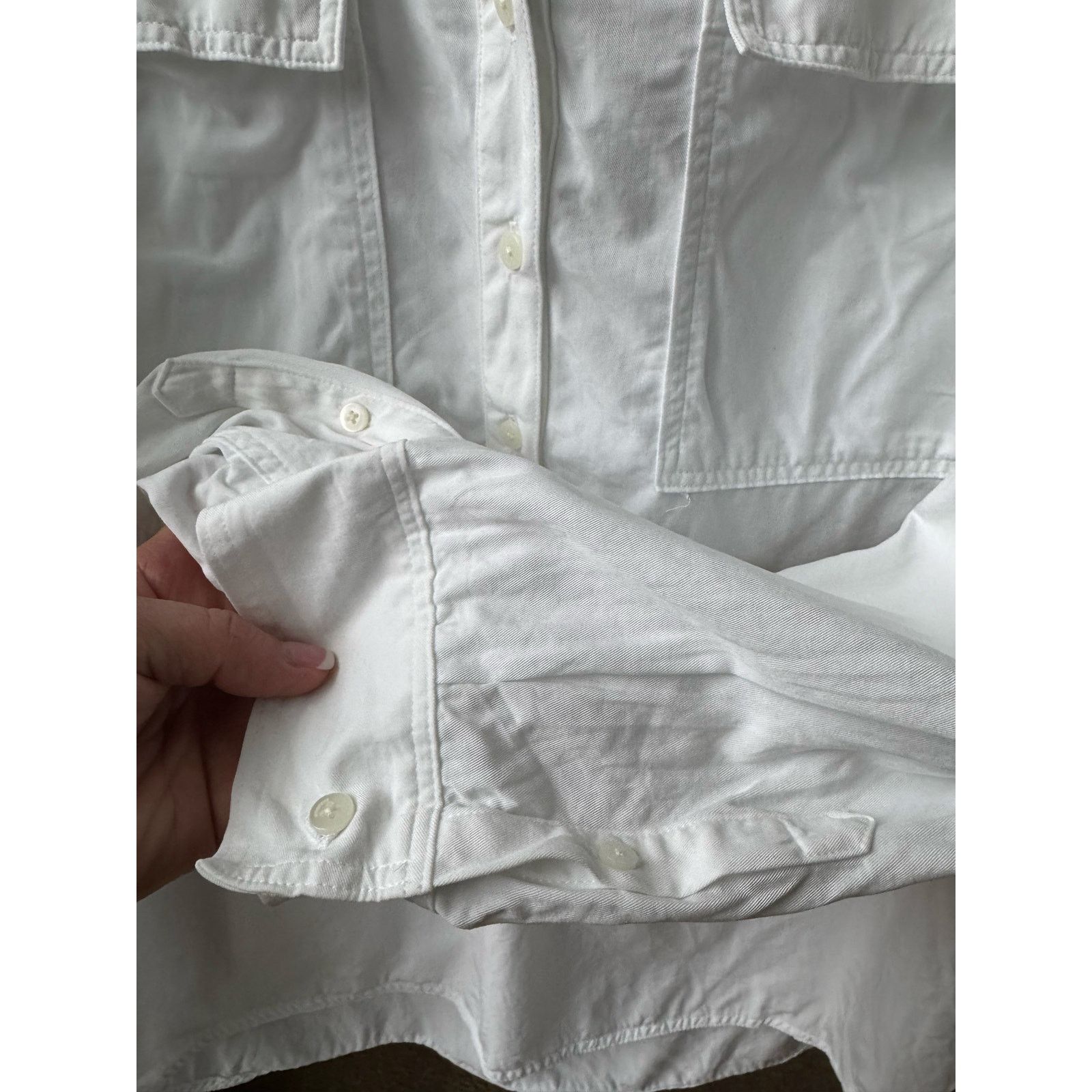 Other Babaton white half- placket shirt long sleeves medium Size M / US 6-8 / IT 42-44 - 14 Thumbnail