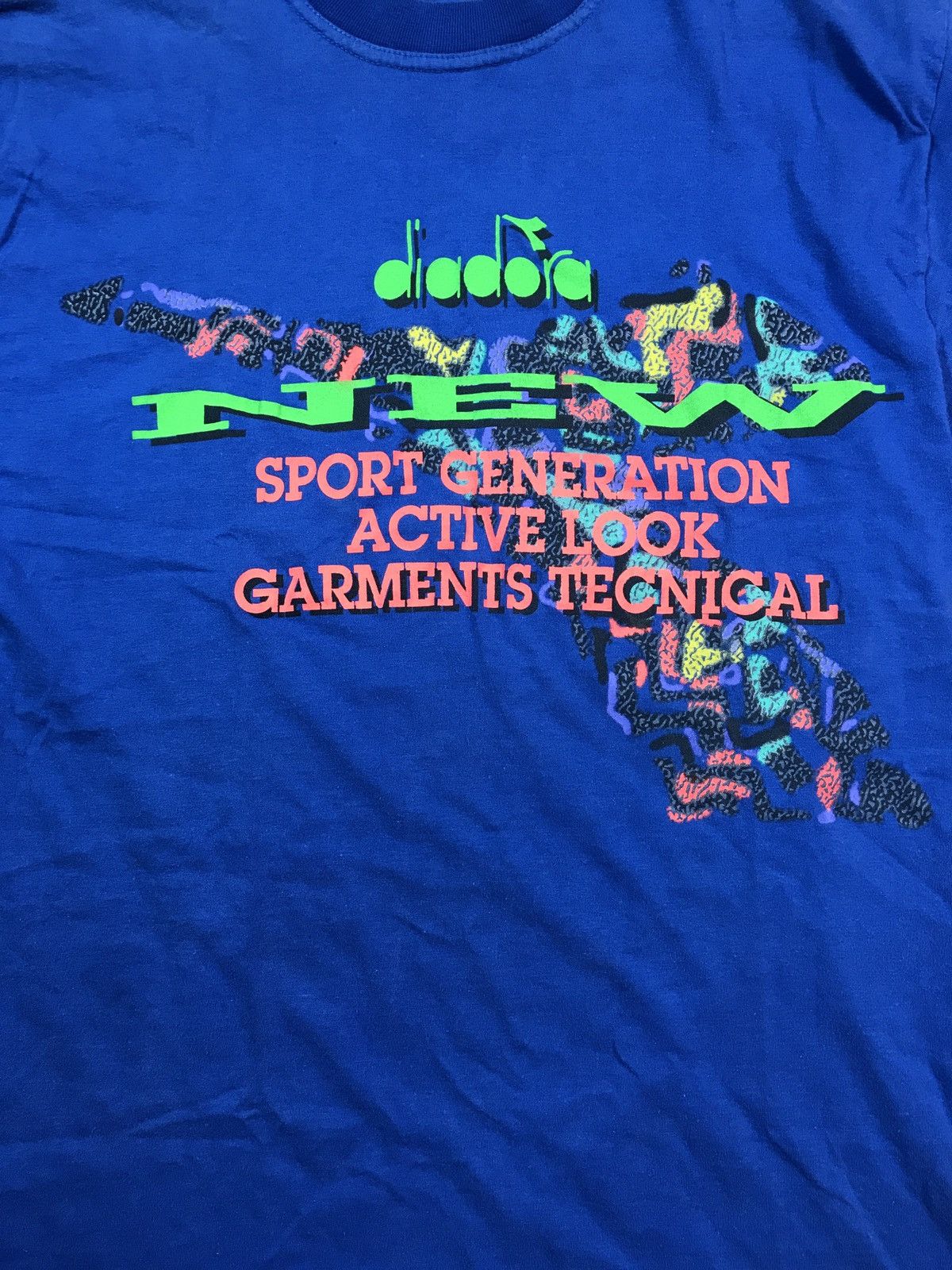 Diadora × Vintage Vintage Diadora T Shirt 90s-80s Size US M / EU 48-50 / 2 - 2 Thumbnail