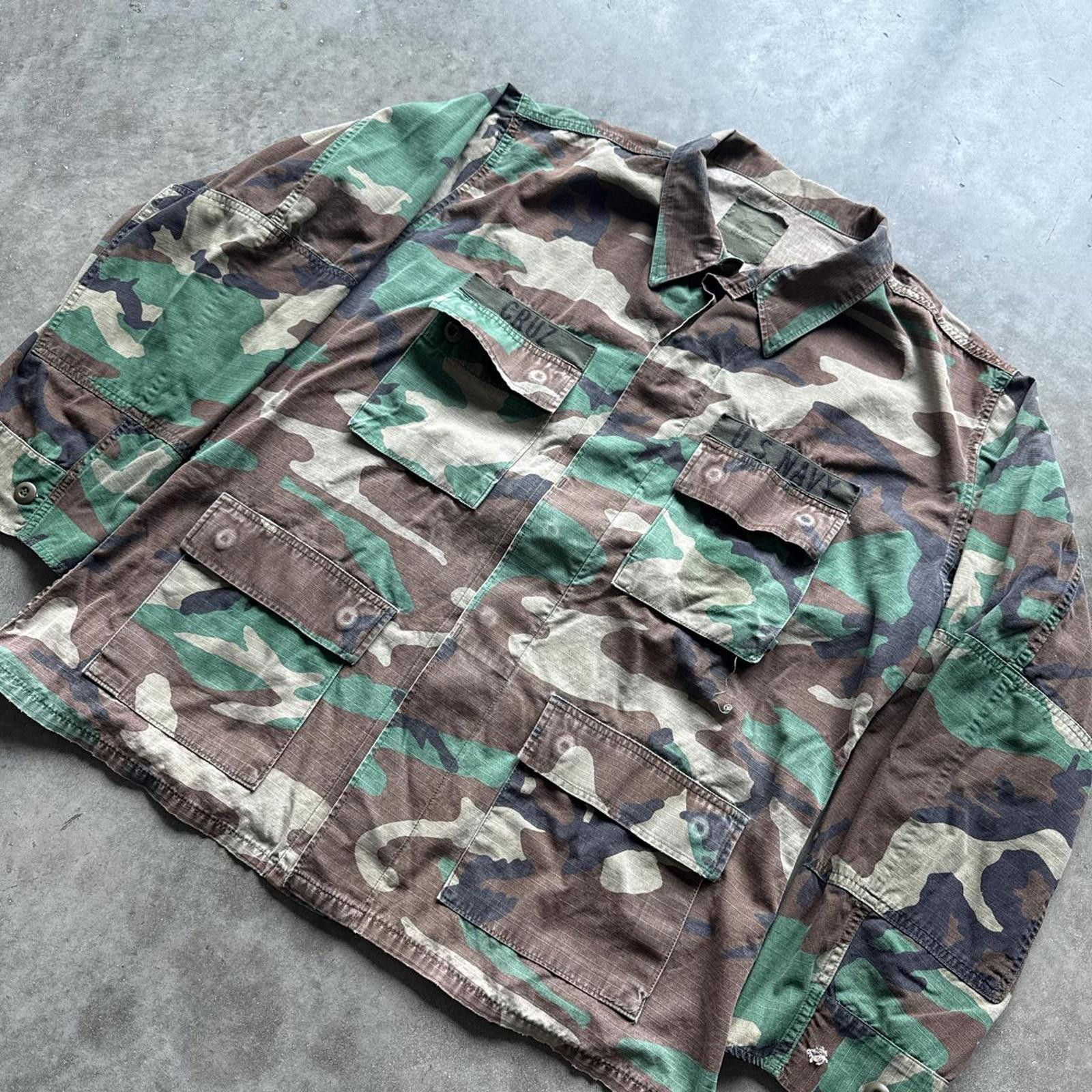 Other USA Navy Military Camouflage 1990’s Button Up Utility Jacket Size US M / EU 48-50 / 2 - 3 Thumbnail