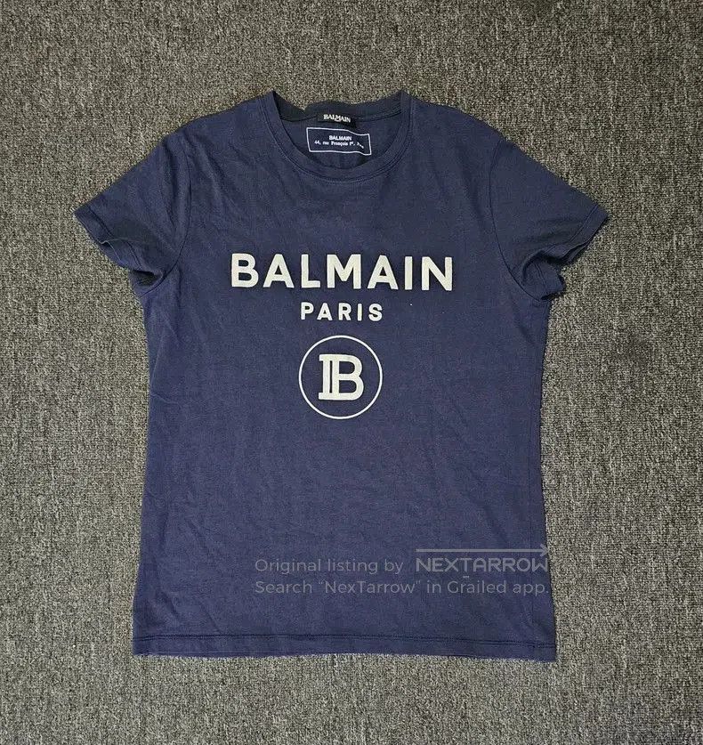 Balmain Balmain Paris Logo Short Sleeve T. Size US M / EU 48-50 / 2 - 1 Thumbnail
